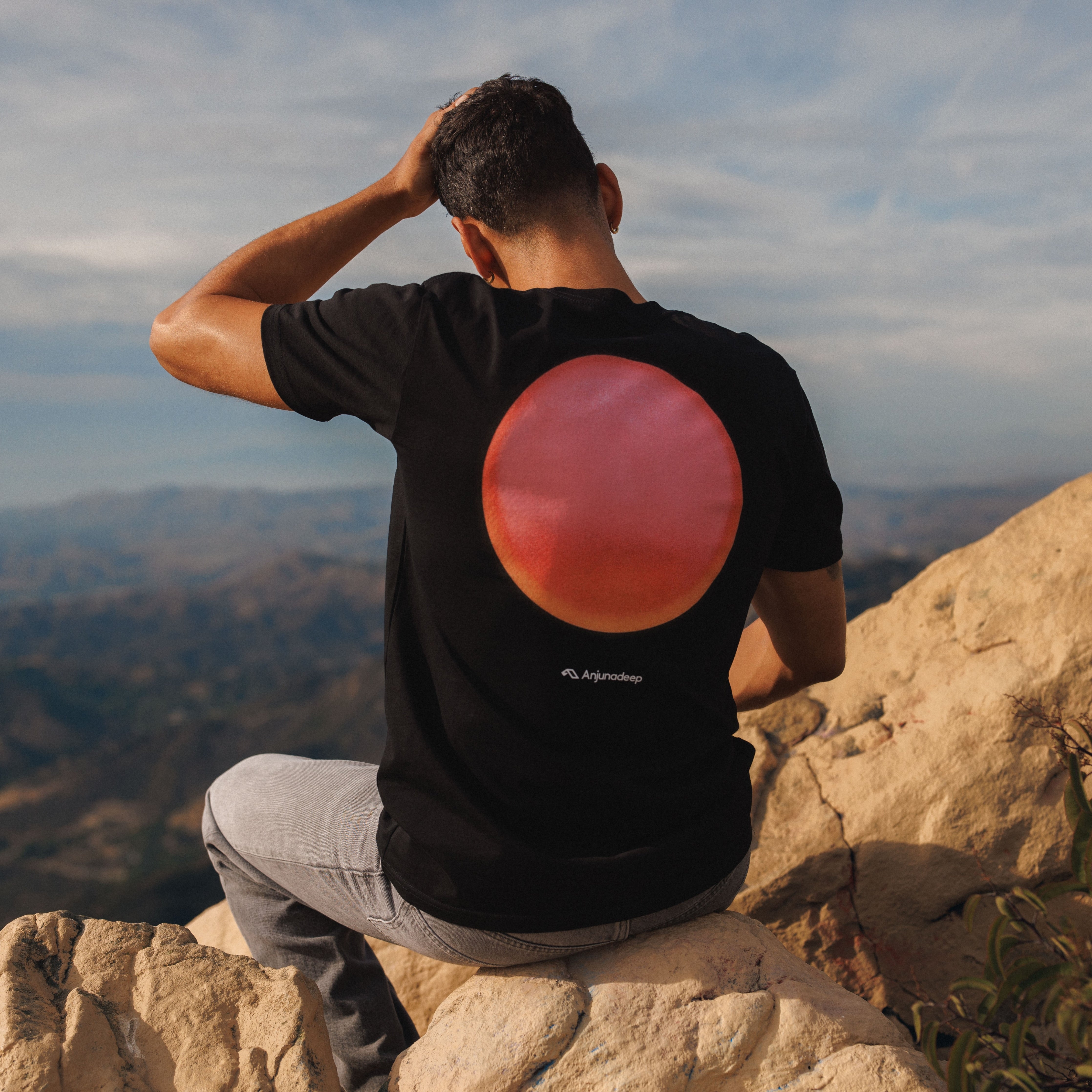 Anjunadeep Anjunadeep Open Air Tee / Black Tee Anjunadeep Open Air Tee / Black - S
