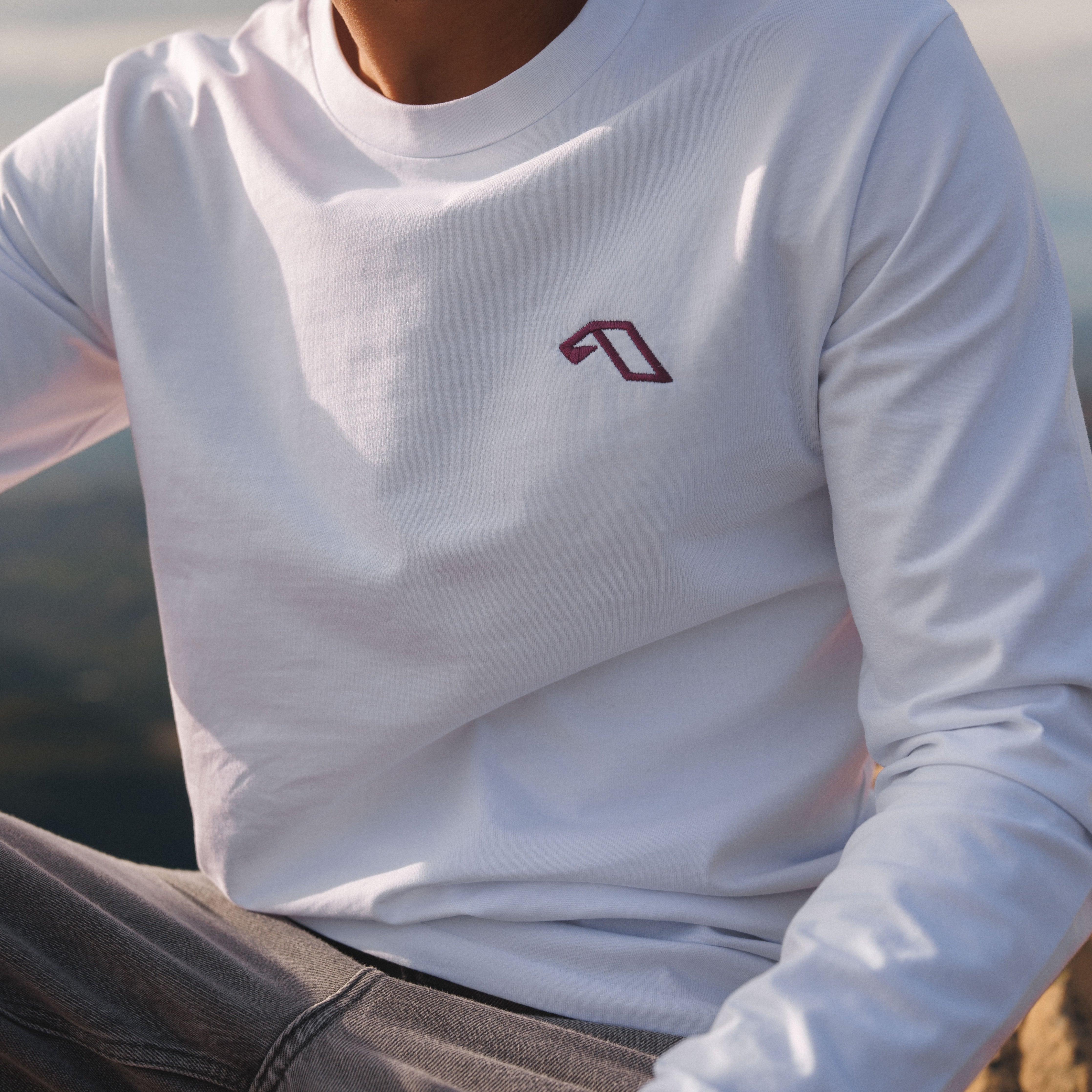 Anjunadeep Anjunadeep Open Air Long Sleeve Tee / White Long Sleeve Anjunadeep Open Air Long Sleeve Tee / White - S