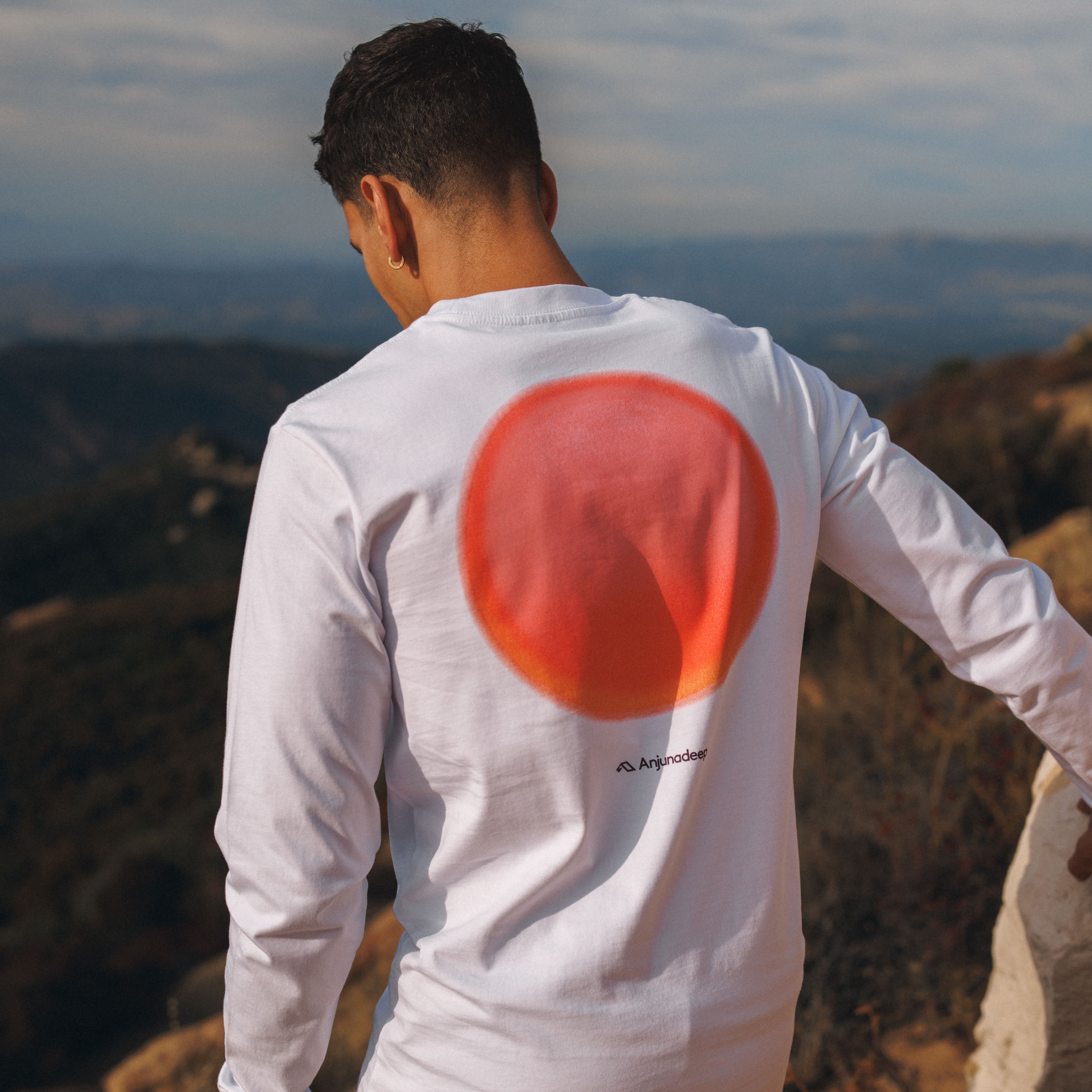 Anjunadeep Anjunadeep Open Air Long Sleeve Tee / White Long Sleeve Anjunadeep Open Air Long Sleeve Tee / White - S