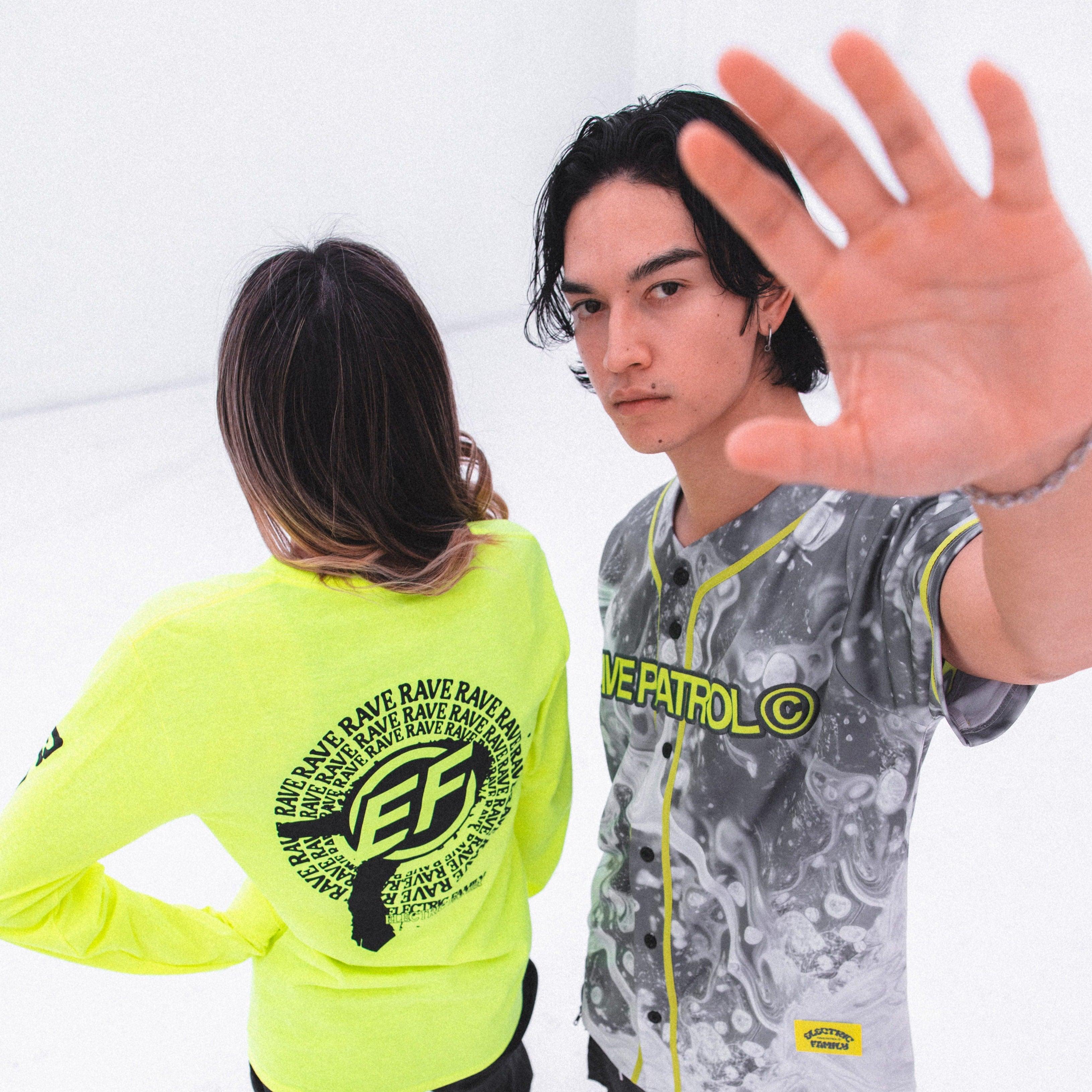 Electric Family Rave Patrol Jersey - Baseball Jersey Rave Patrol Jersey - S