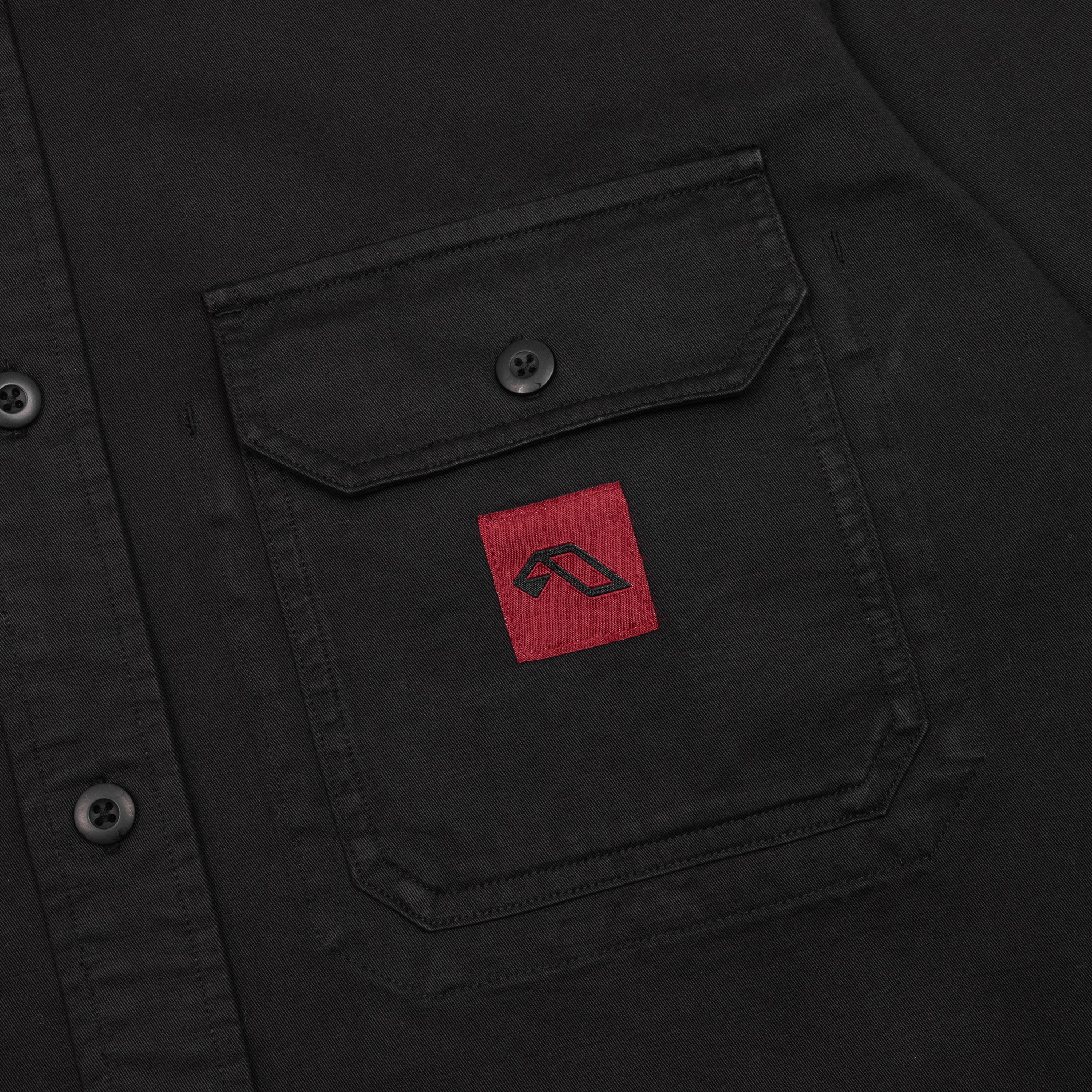 Anjunadeep Anjunadeep Black Shirt Jacket Shirt Jacket Anjunadeep Black Shirt Jacket - S