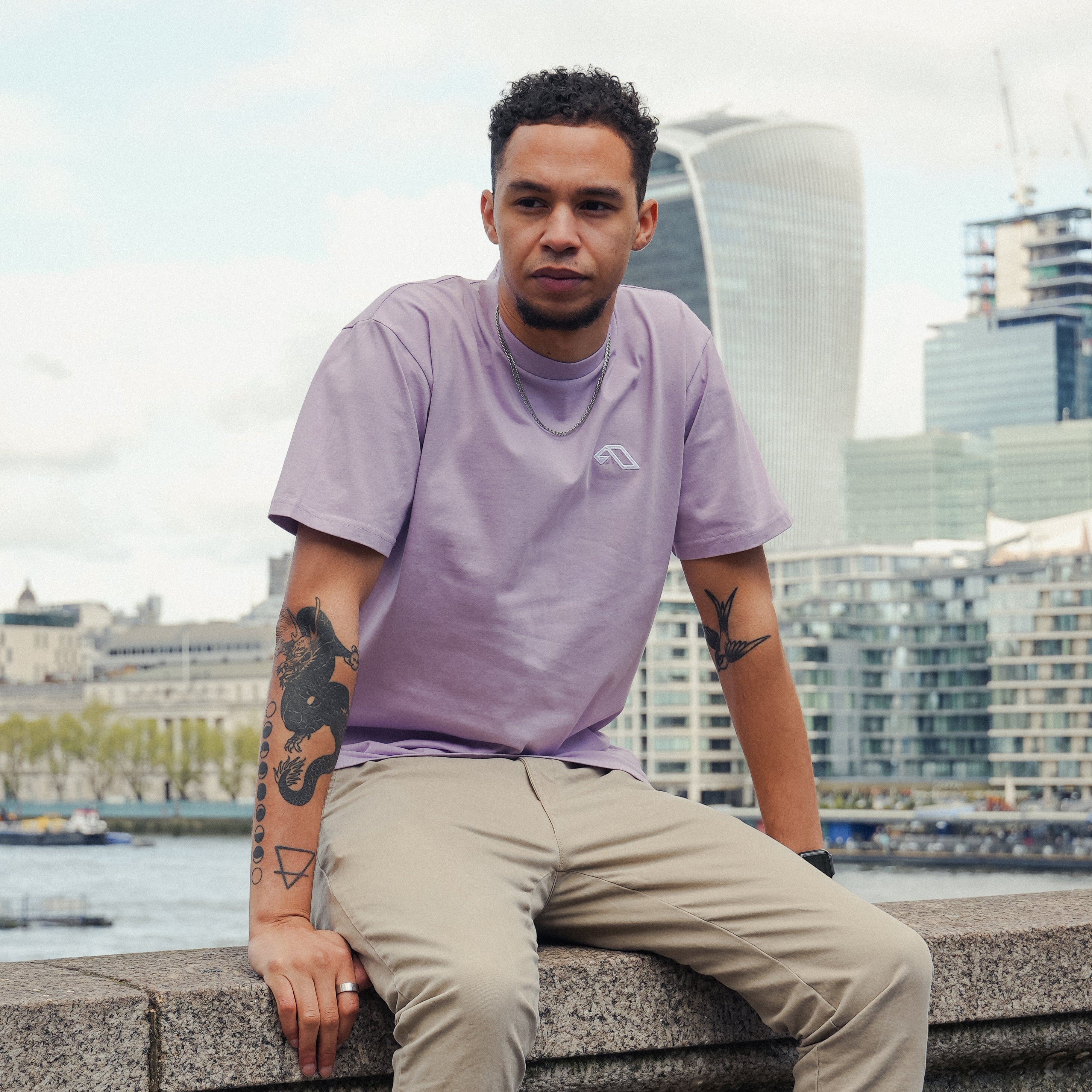 Anjuna Anjuna Staple Tee / Lavender Tee Anjuna Staple Tee / Lavender - S