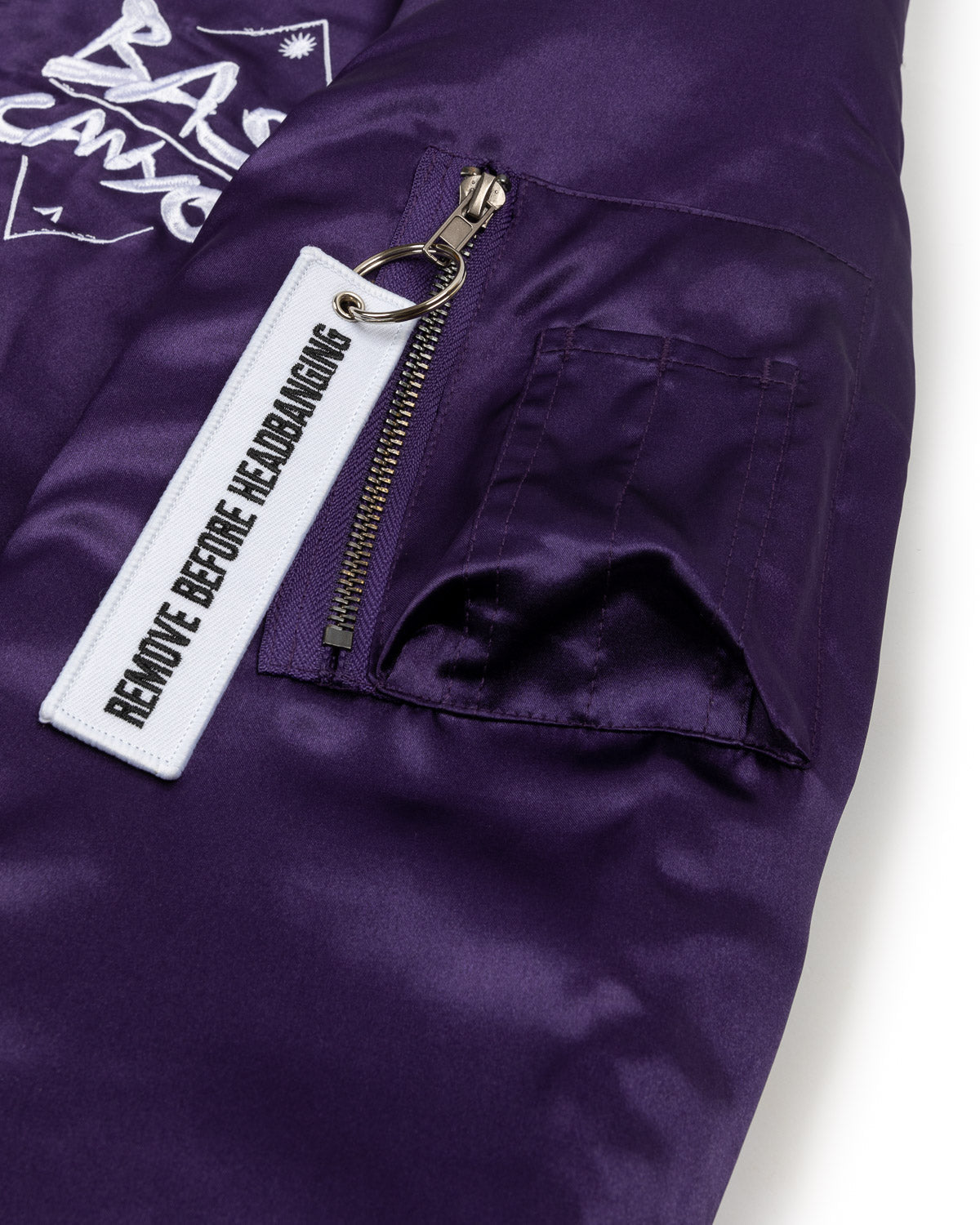 Bass Canyon Flight Jacket (Purple) - Excision