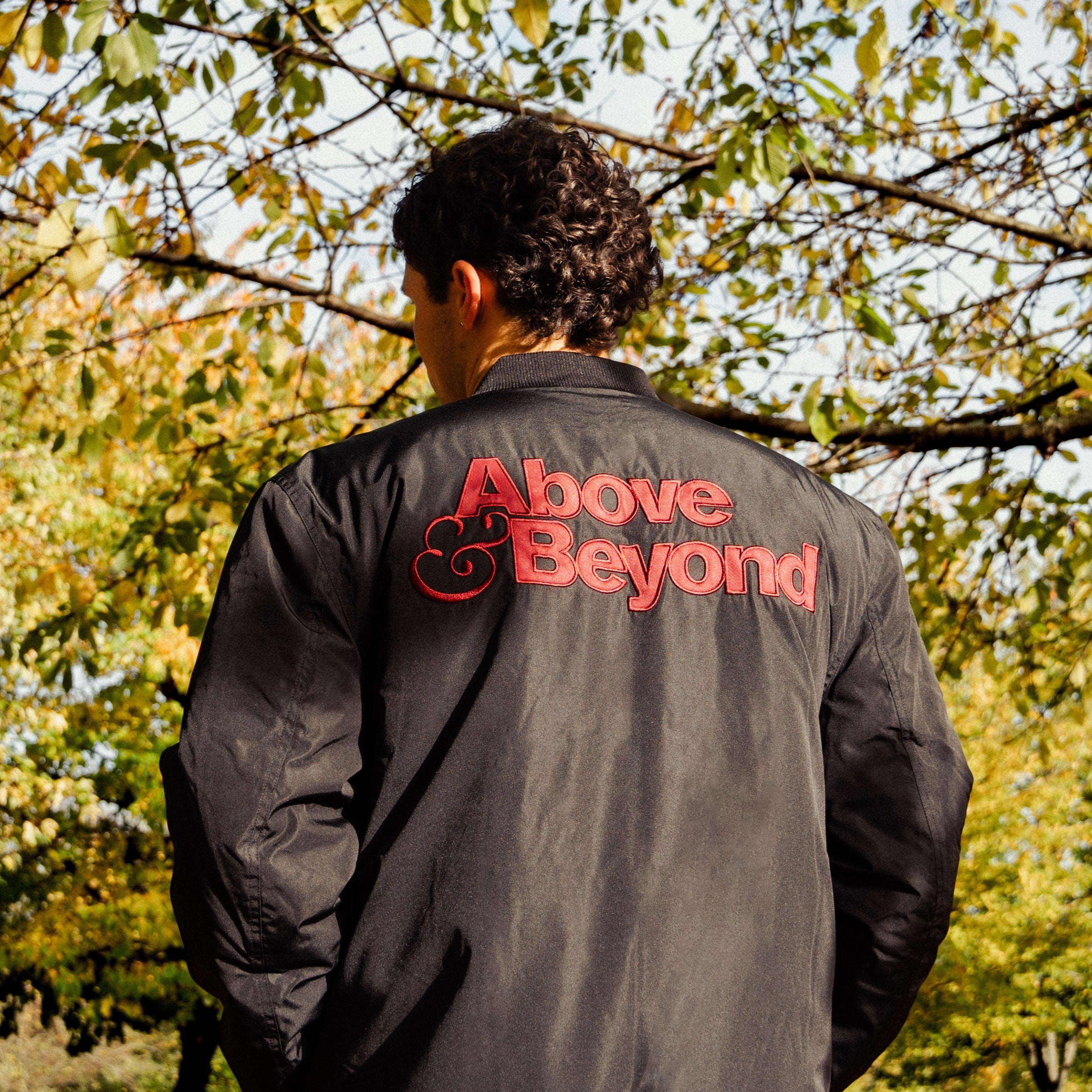 Above & Beyond Above & Beyond Bomber Jacket / Black & Maroon Bomber Jacket Above & Beyond Bomber Jacket / Black & Maroon - S
