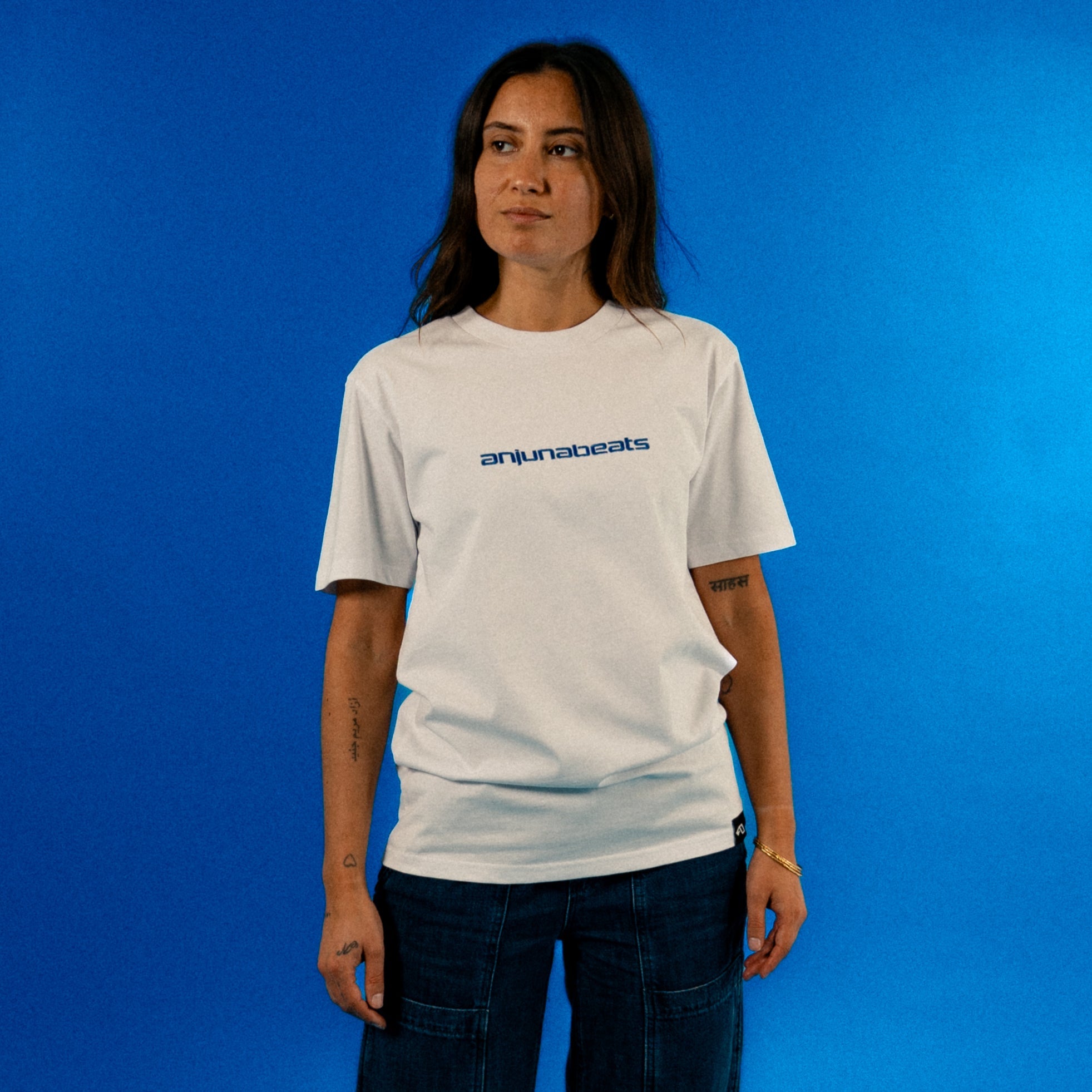 Anjunabeats Anjunabeats Heritage Tee / White Tee Anjunabeats Heritage Tee / White - S