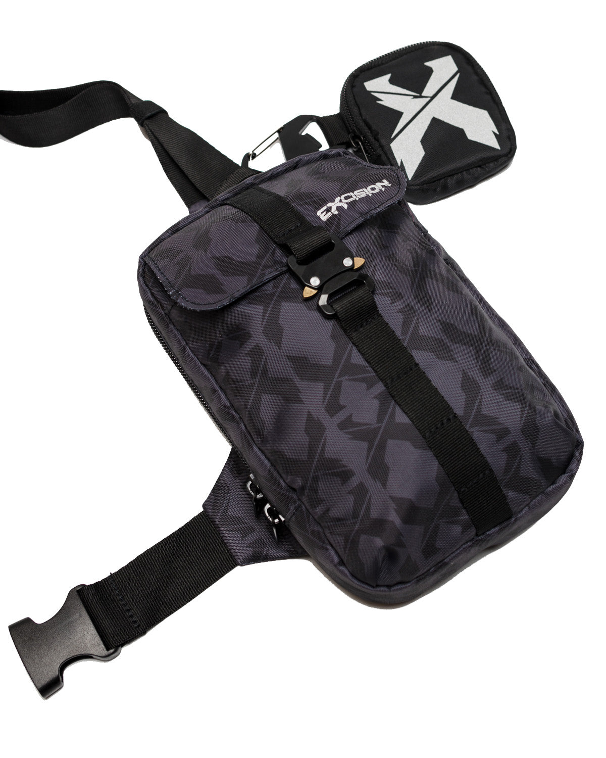 Sliced Logo All-Over Modular Bag - Excision