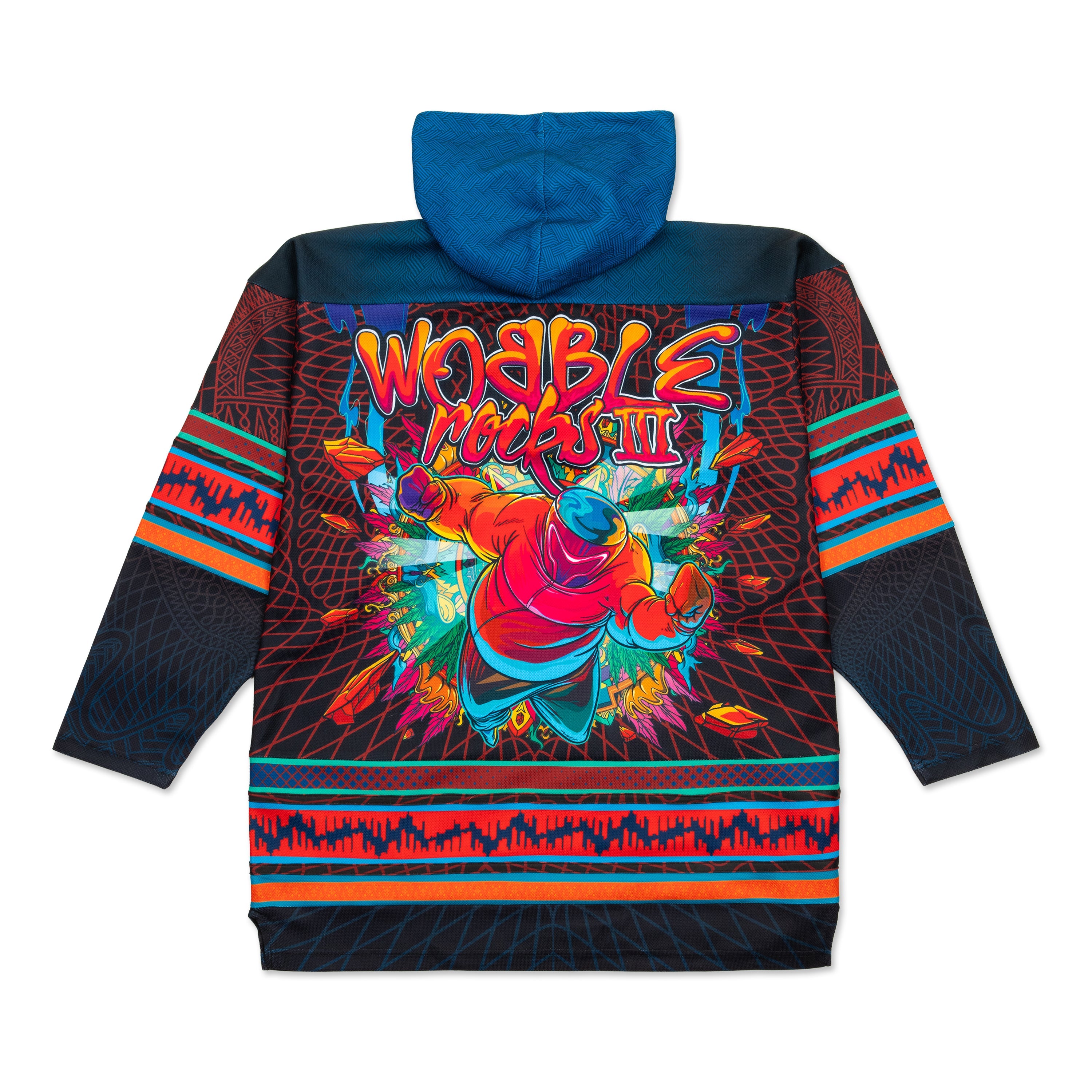 Ganja White Night Wobble Rocks III Hockey Jersey Hockey Jersey Wobble Rocks III Hockey Jersey - S