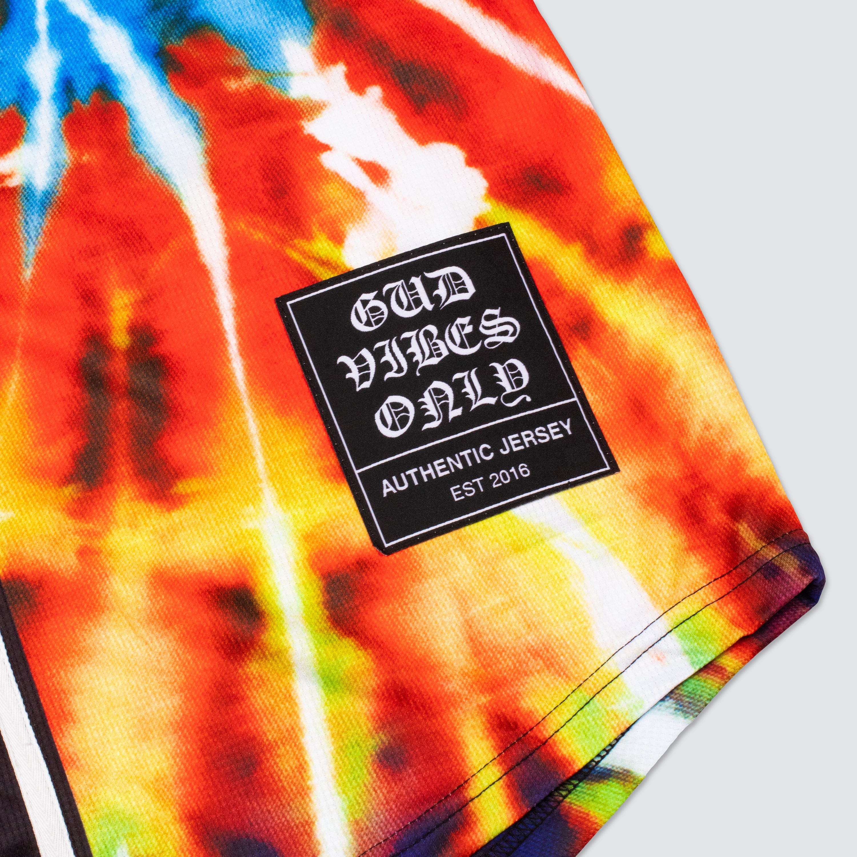 GUD VIBRATIONS TIE-DYE JERSEY - Slander Merchandise