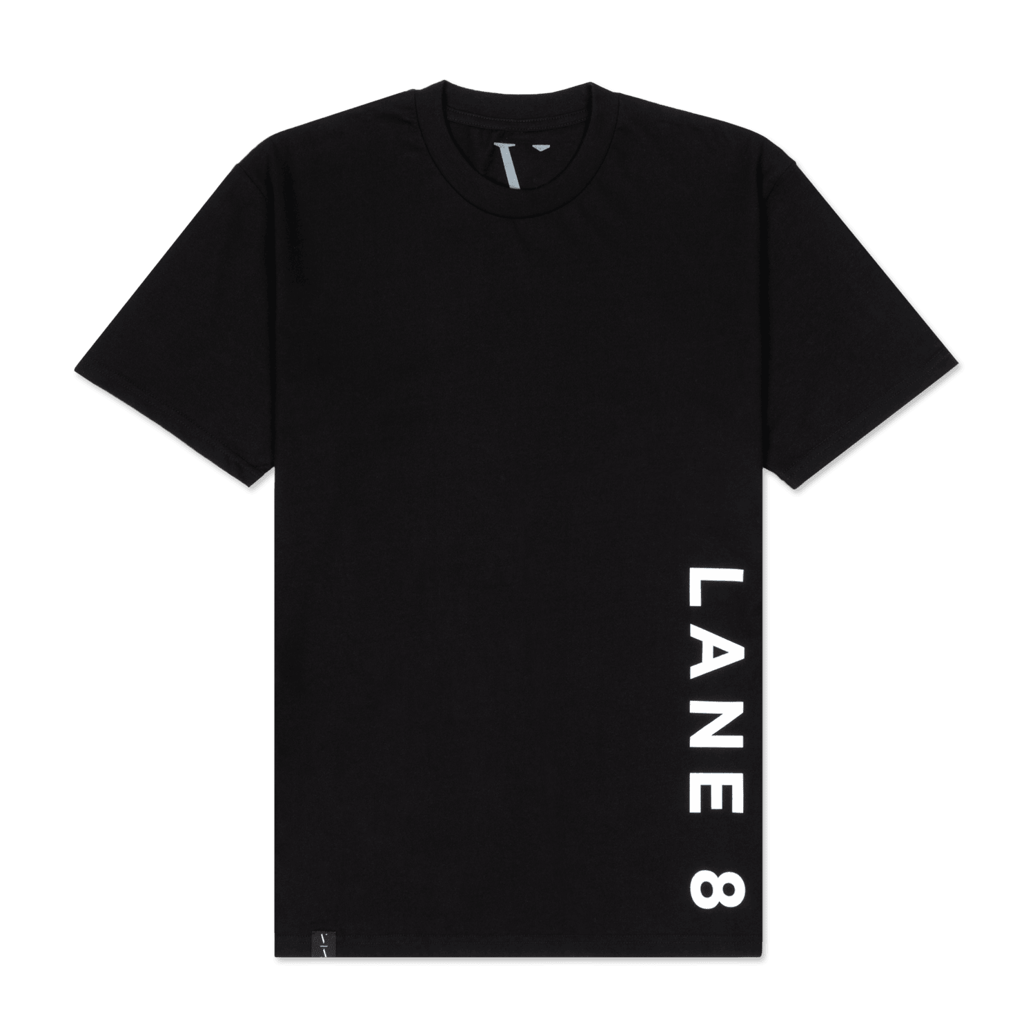 Lane 8 Black & White Logo Tee