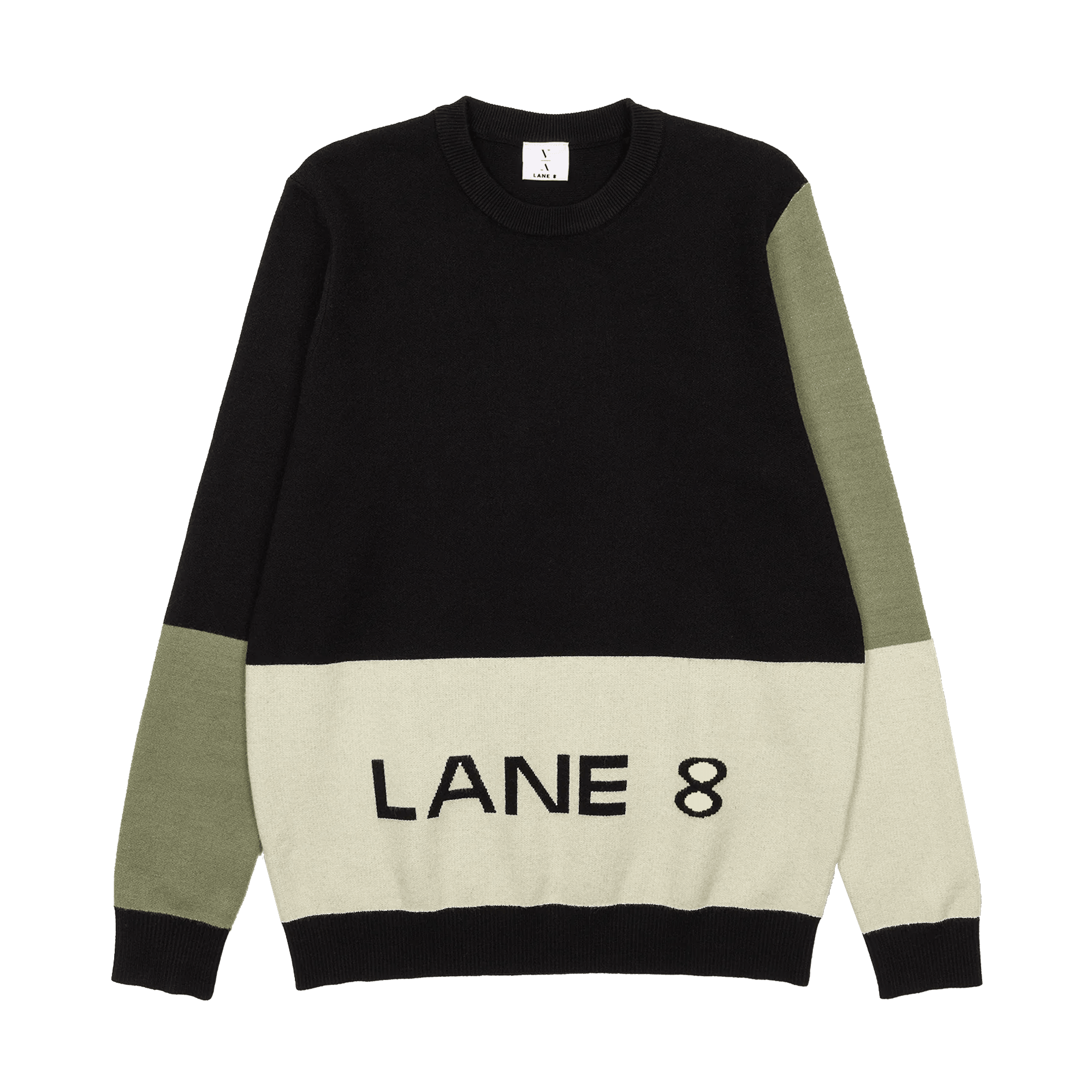 Colorblock Wool Sweater