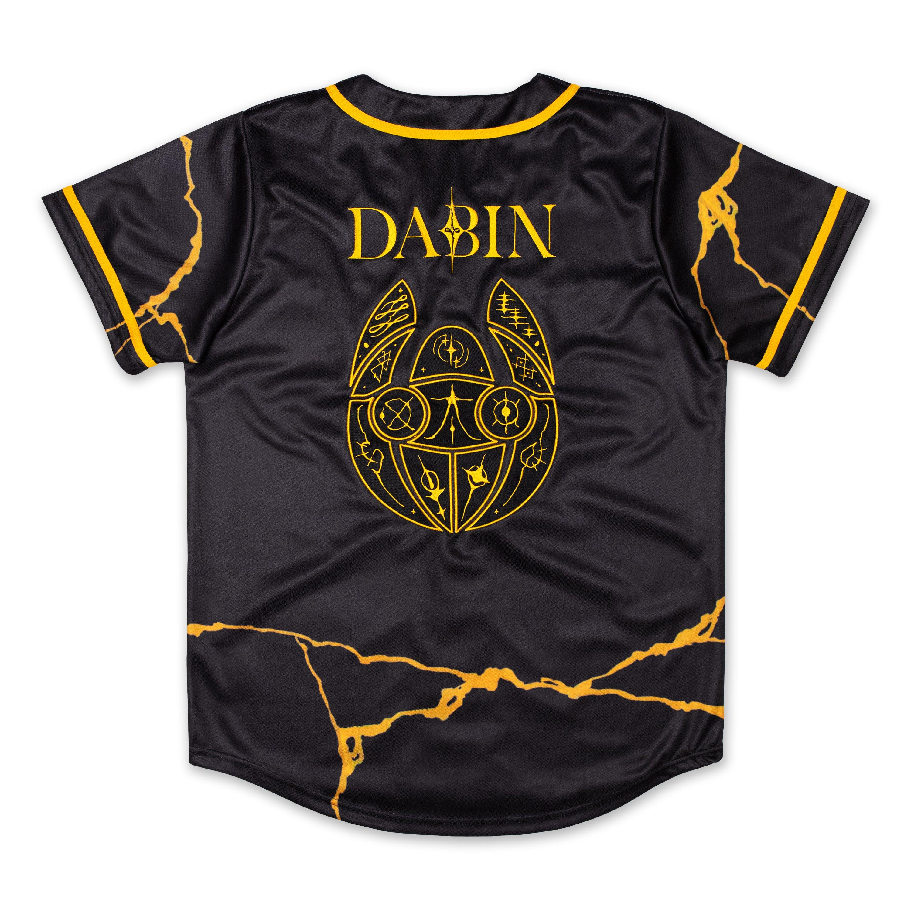 Dabin - Between Broken Glyph Mask Baseball Jersey