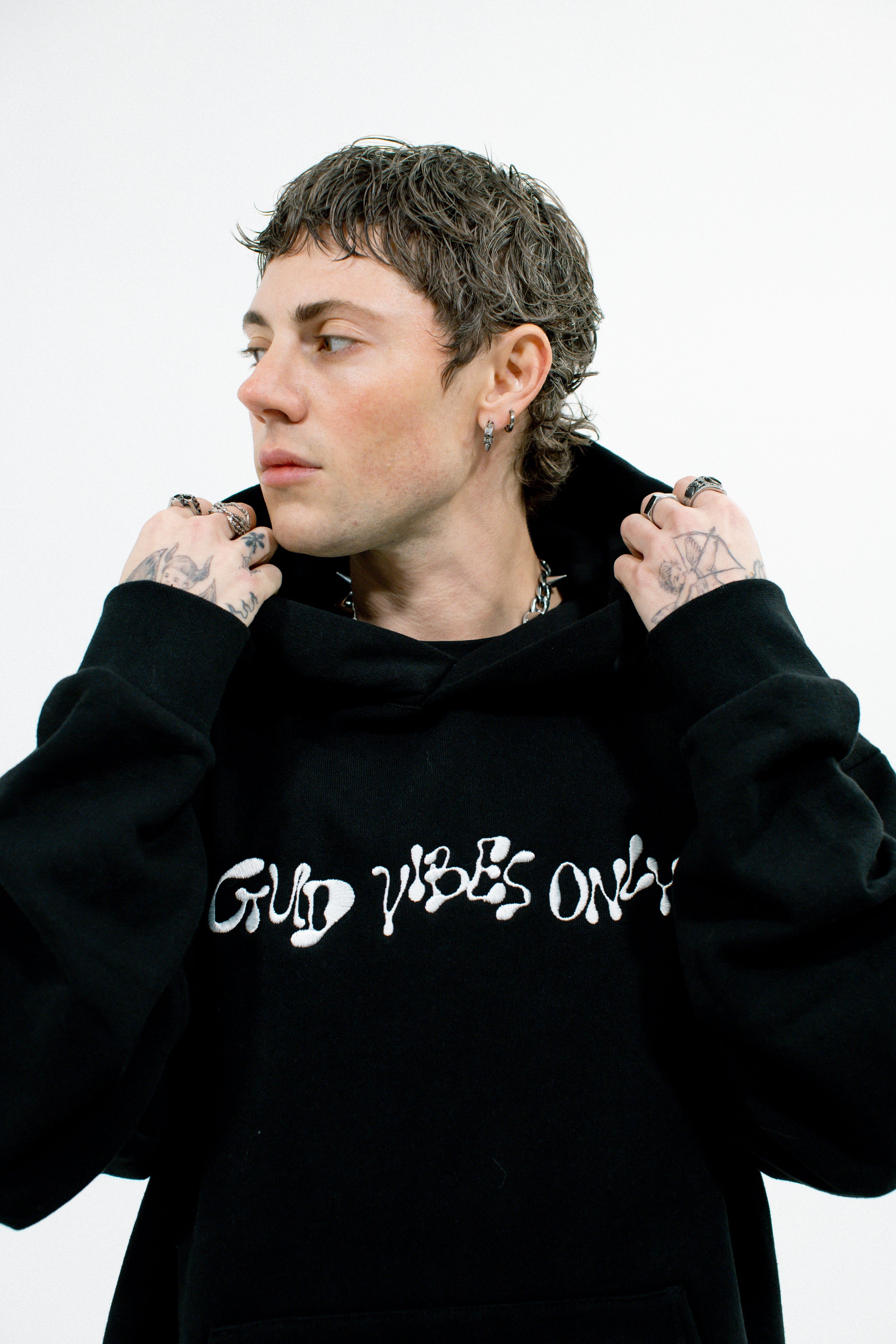 GUD VIBES ONLY HOODIE - Slander Merchandise