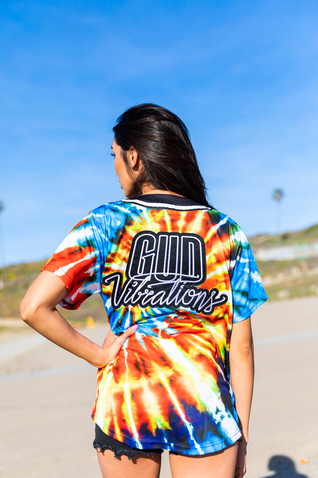 GUD VIBRATIONS TIE-DYE JERSEY - Slander Merchandise