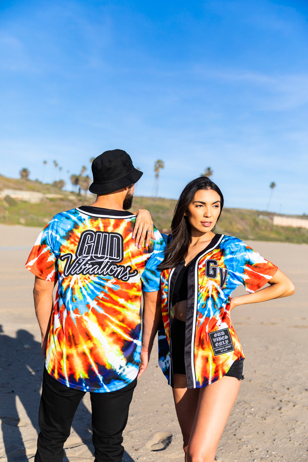 GUD VIBRATIONS TIE-DYE JERSEY - Slander Merchandise