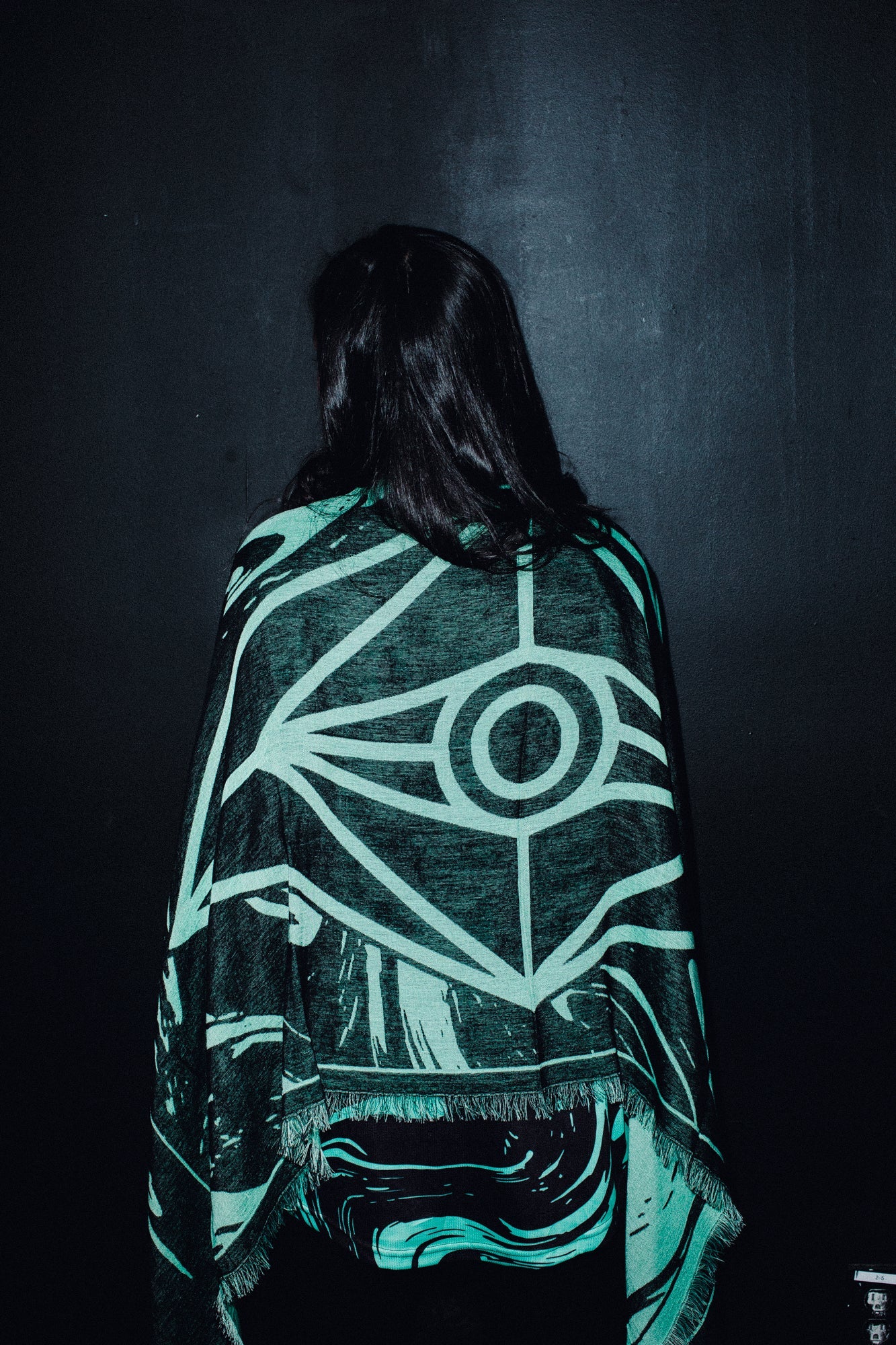 SLANDER PASHMINA - MINT/BLACK MARBLE - Slander Merchandise