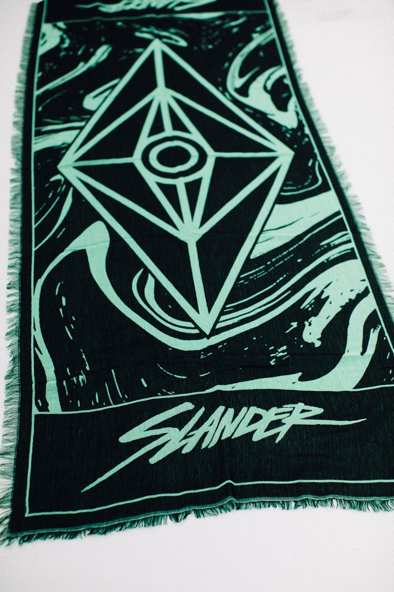 SLANDER PASHMINA - MINT/BLACK MARBLE - Slander Merchandise
