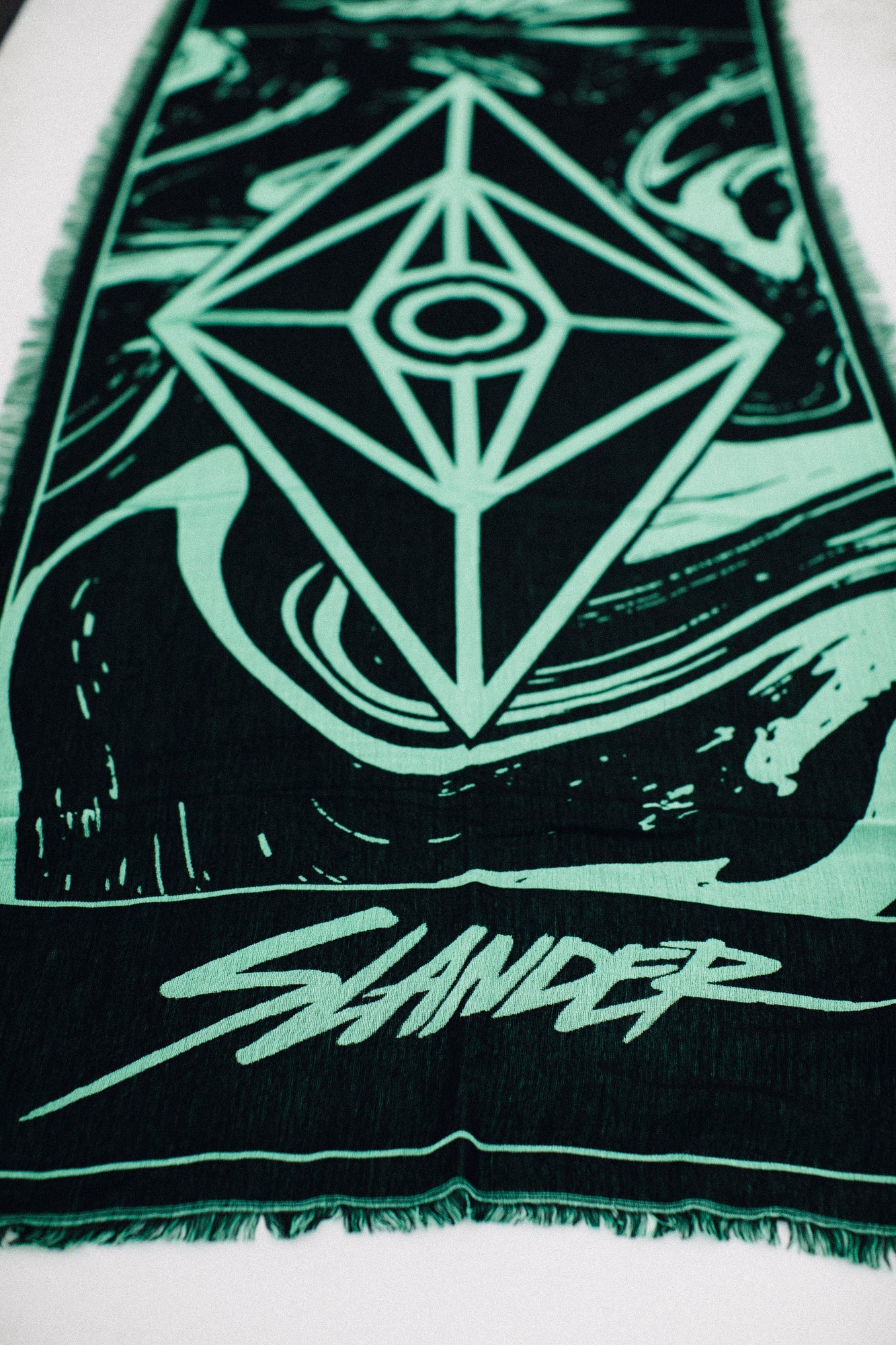 SLANDER PASHMINA - MINT/BLACK MARBLE - Slander Merchandise