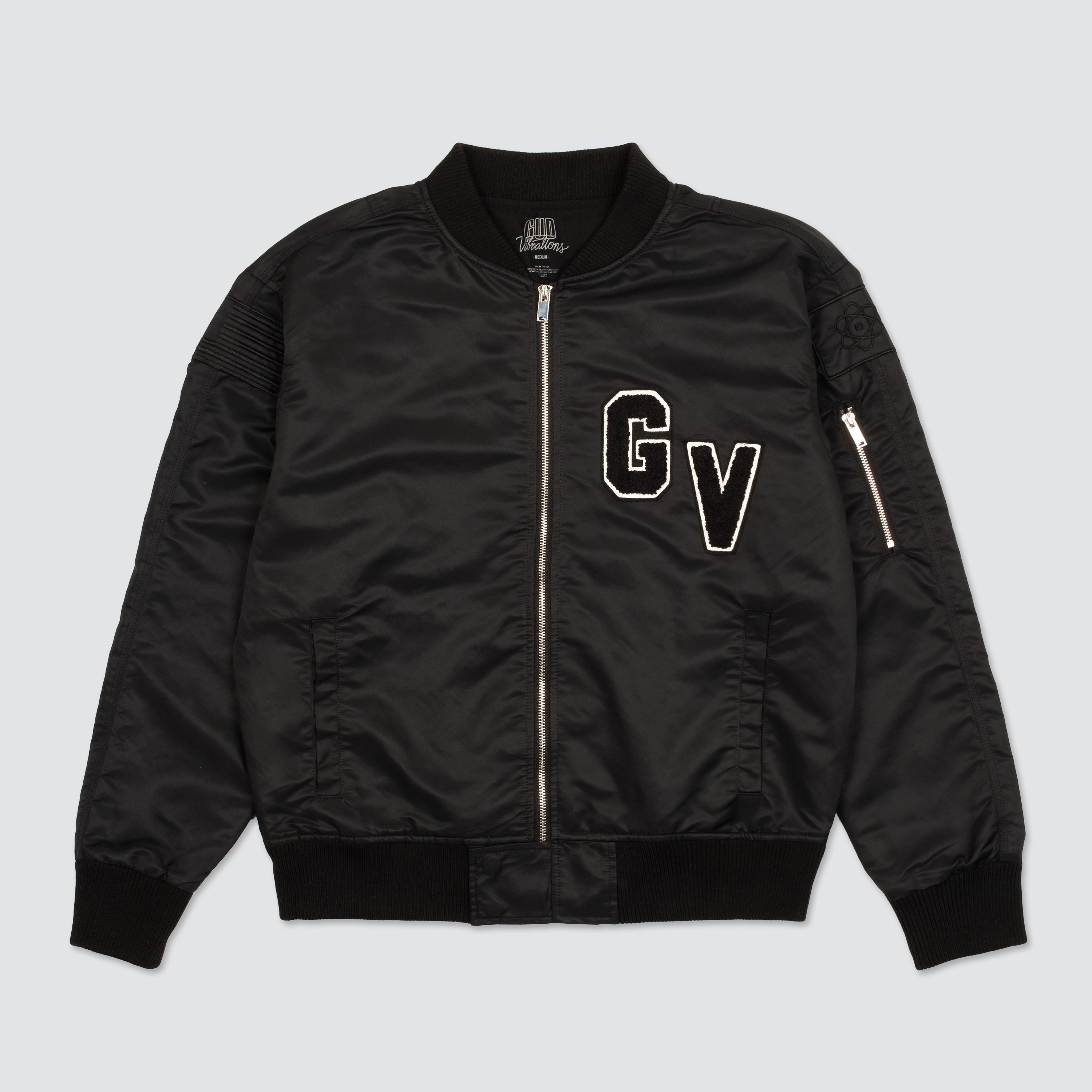 GUD VIBRATIONS BOMBER JACKET - Slander Merchandise