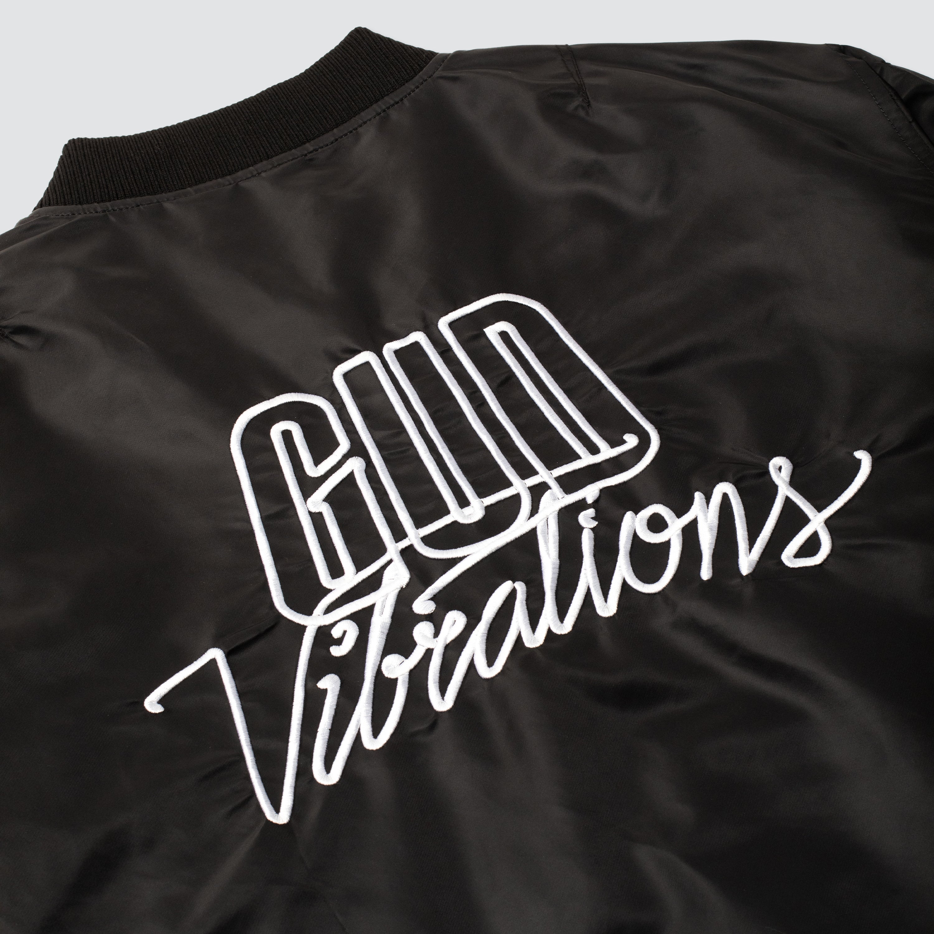 GUD VIBRATIONS BOMBER JACKET - Slander Merchandise