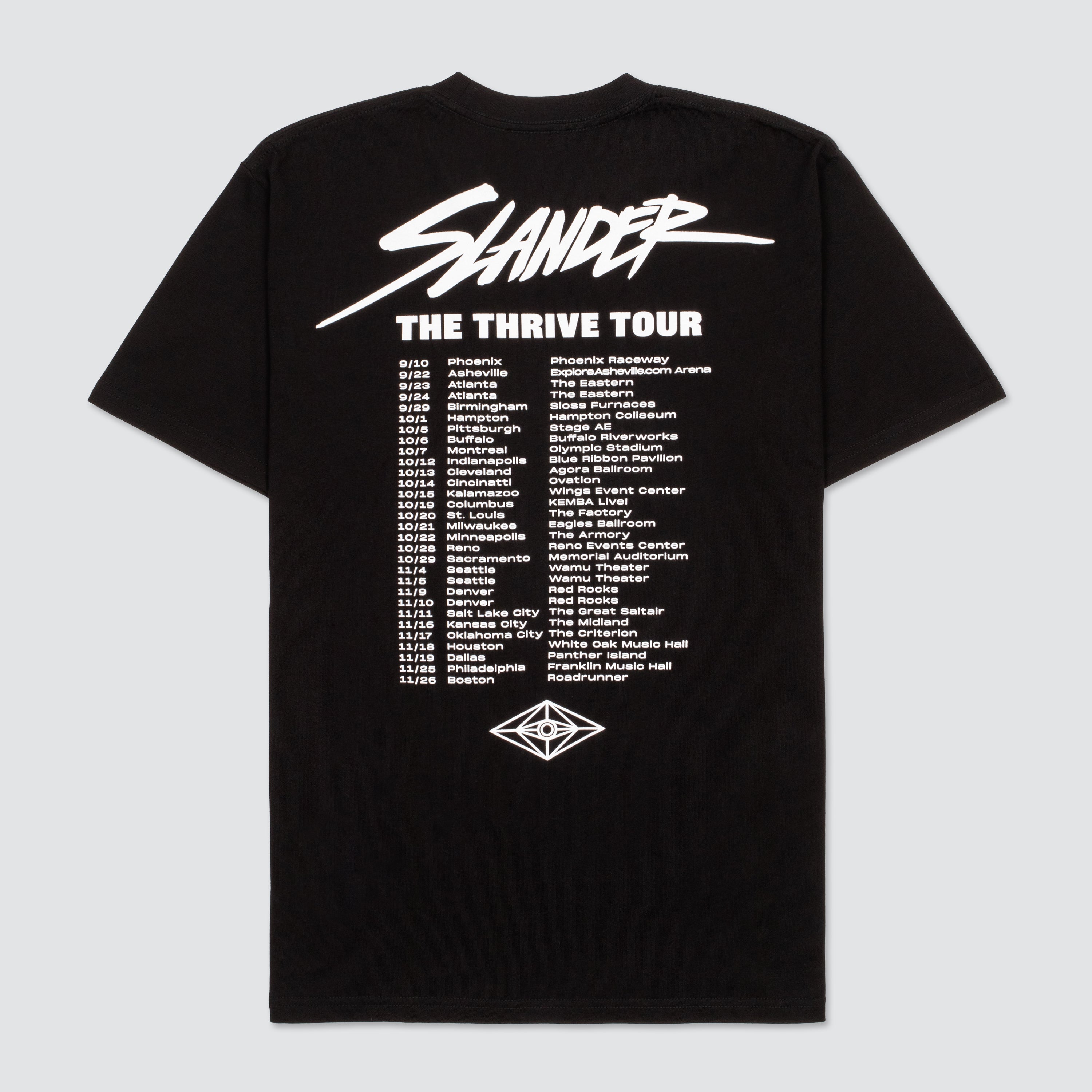 THRIVE TOUR TEE - Slander Merchandise