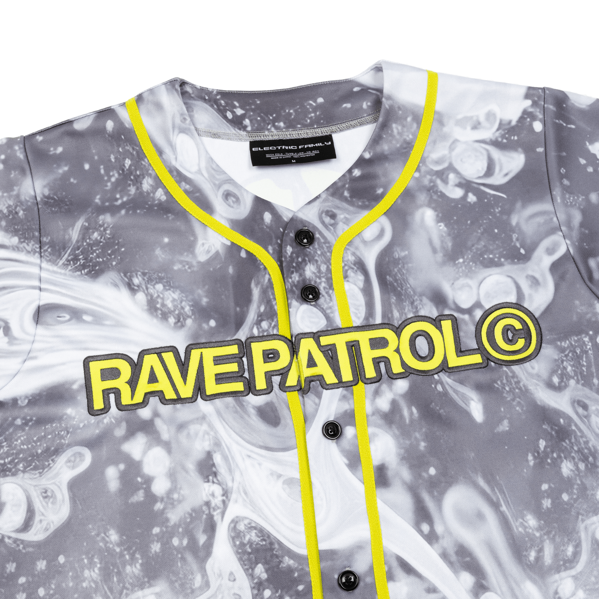 Electric Family Rave Patrol Jersey - Baseball Jersey Rave Patrol Jersey - S