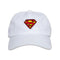 Superman Dad Hat White - Dad Hat -  Kaskade-  Electric Family Official Artist Merchandise