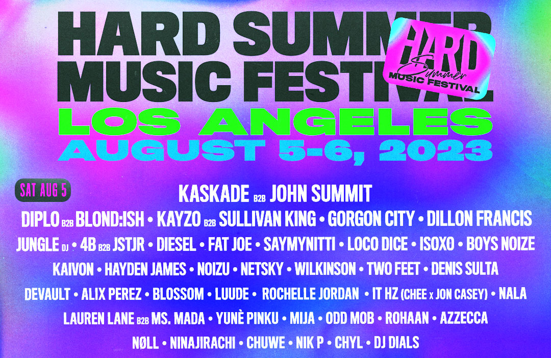 HARD Summer: Additional Names Added to 2023 Lineup