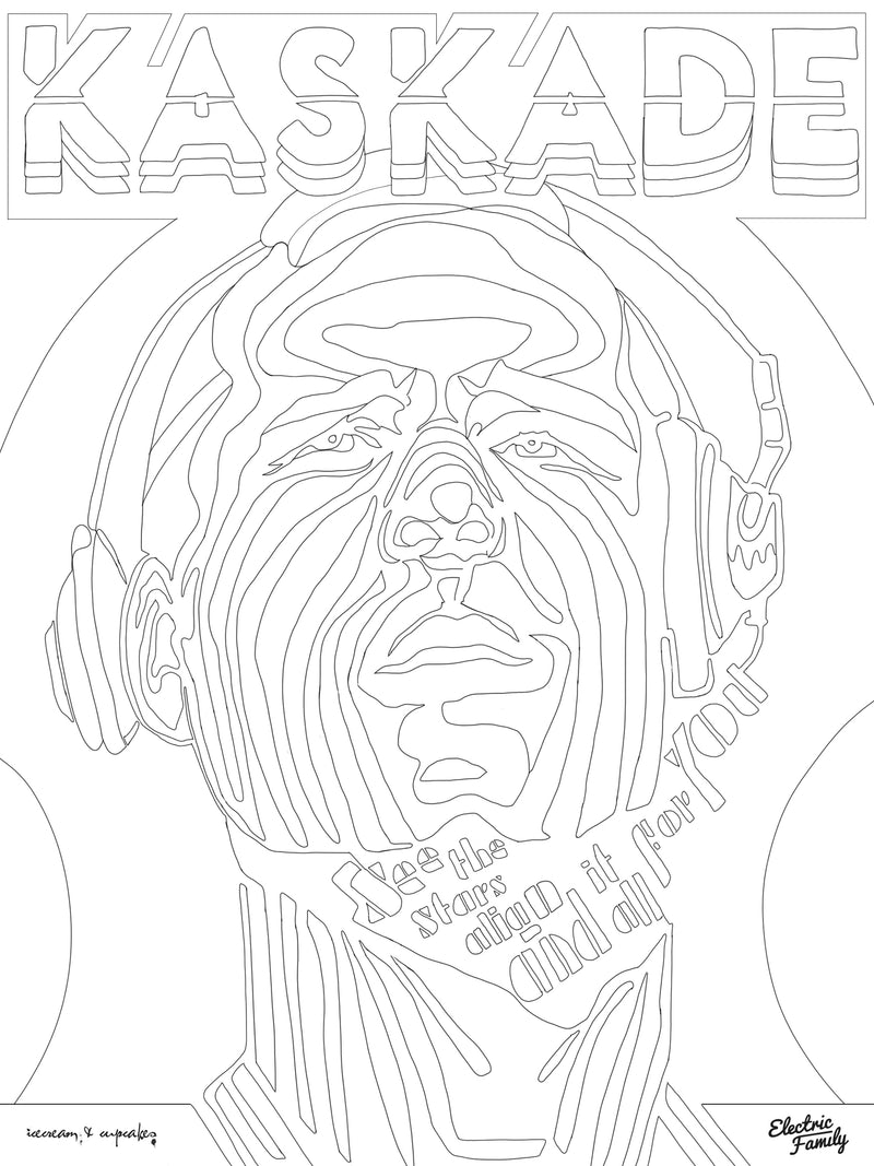 Electric Family x Ice Cream & Cupcakes Presents: Artist Coloring Contest