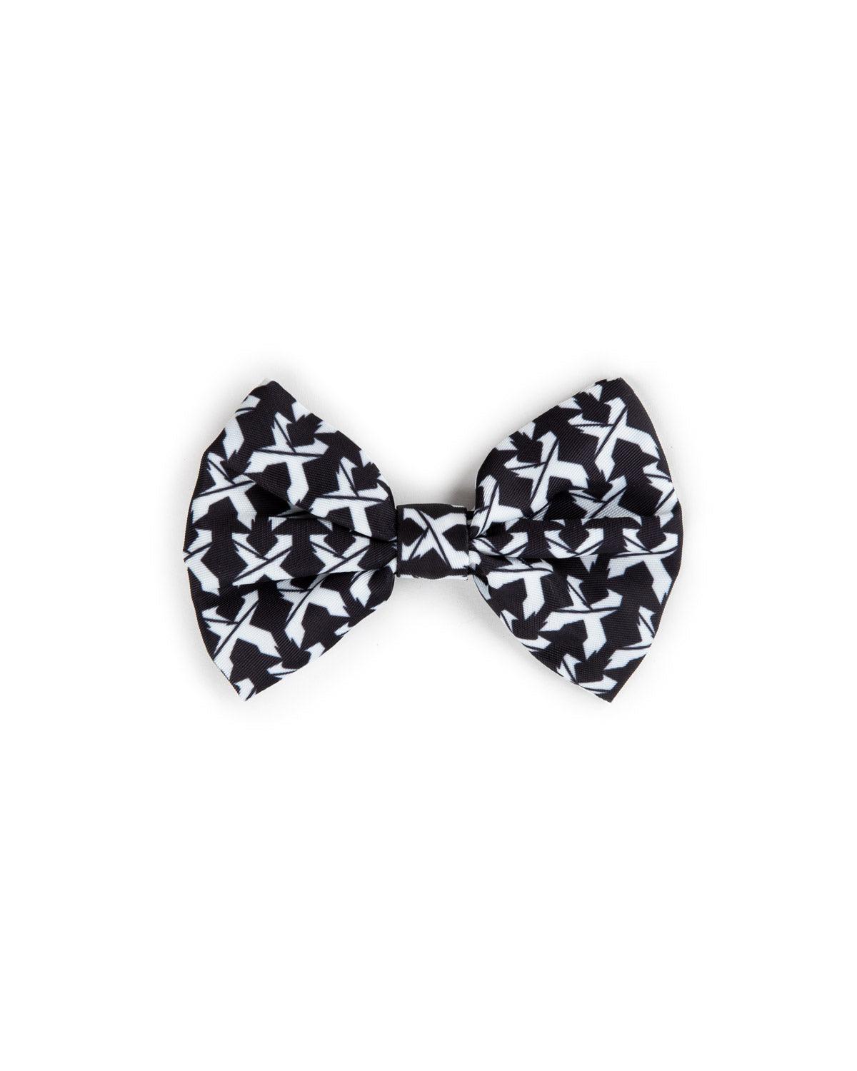 Rex Dog Bow Tie (Black/White)