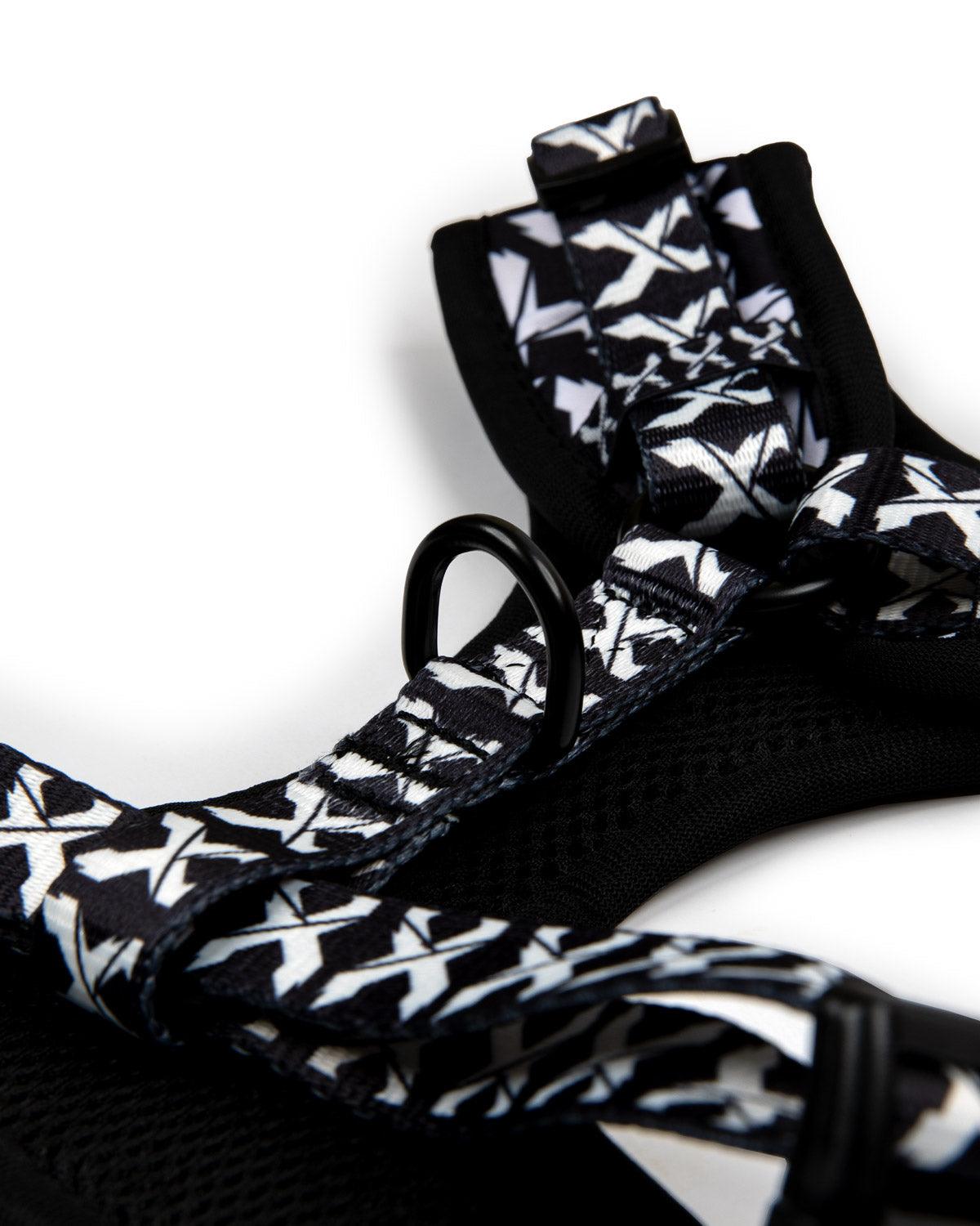 Rex Dog Harness (Black/White)