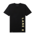 Lane 8 Black Logo Tee