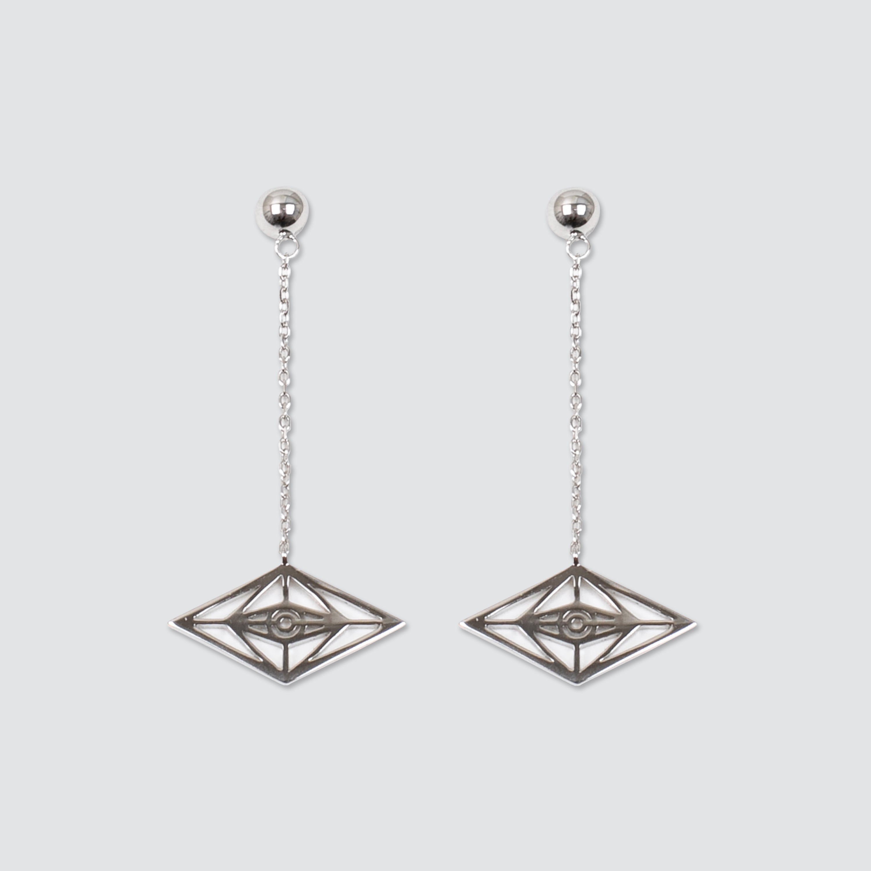 EYE CHAIN EARRINGS - Slander Merchandise