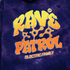 Rave Patrol Purple Dye Hoodie