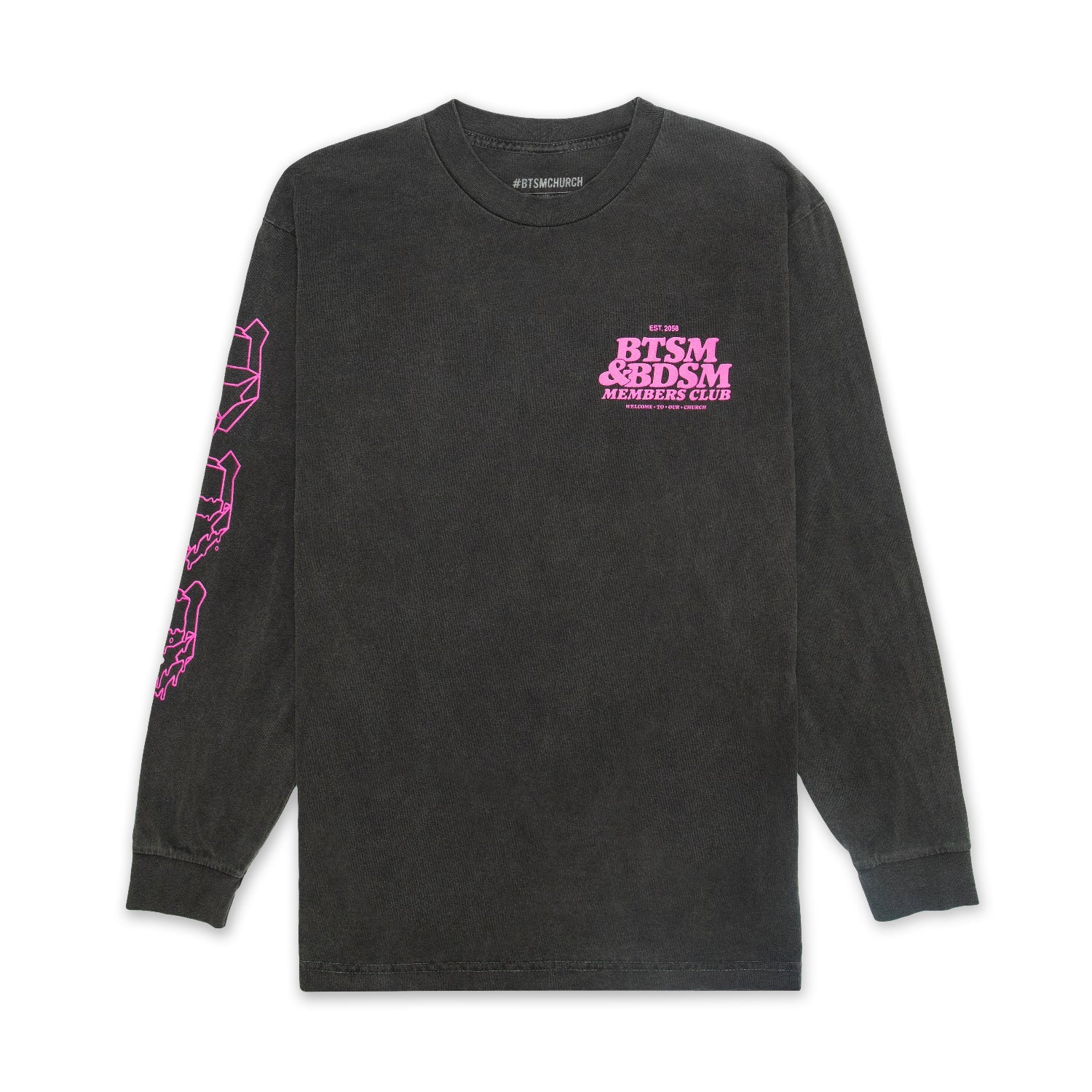 BTSM & B*SM - Members Club Long Sleeve - Long Sleeve -  Black Tiger Sex Machine-  Electric Family Official Artist Merchandise