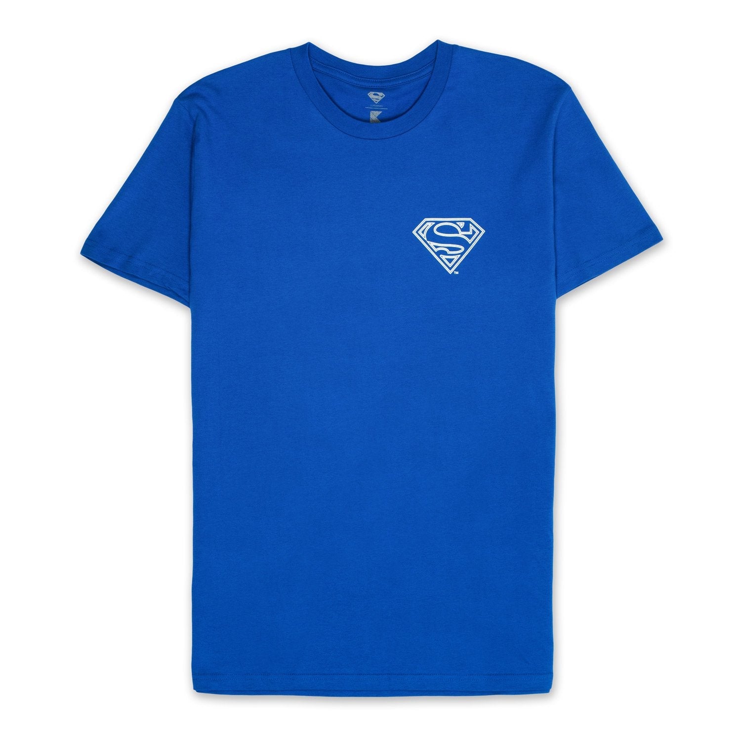 Kaskade x Superman Stacked Tee - Blue - Standard Tee -  Kaskade-  Electric Family Official Artist Merchandise