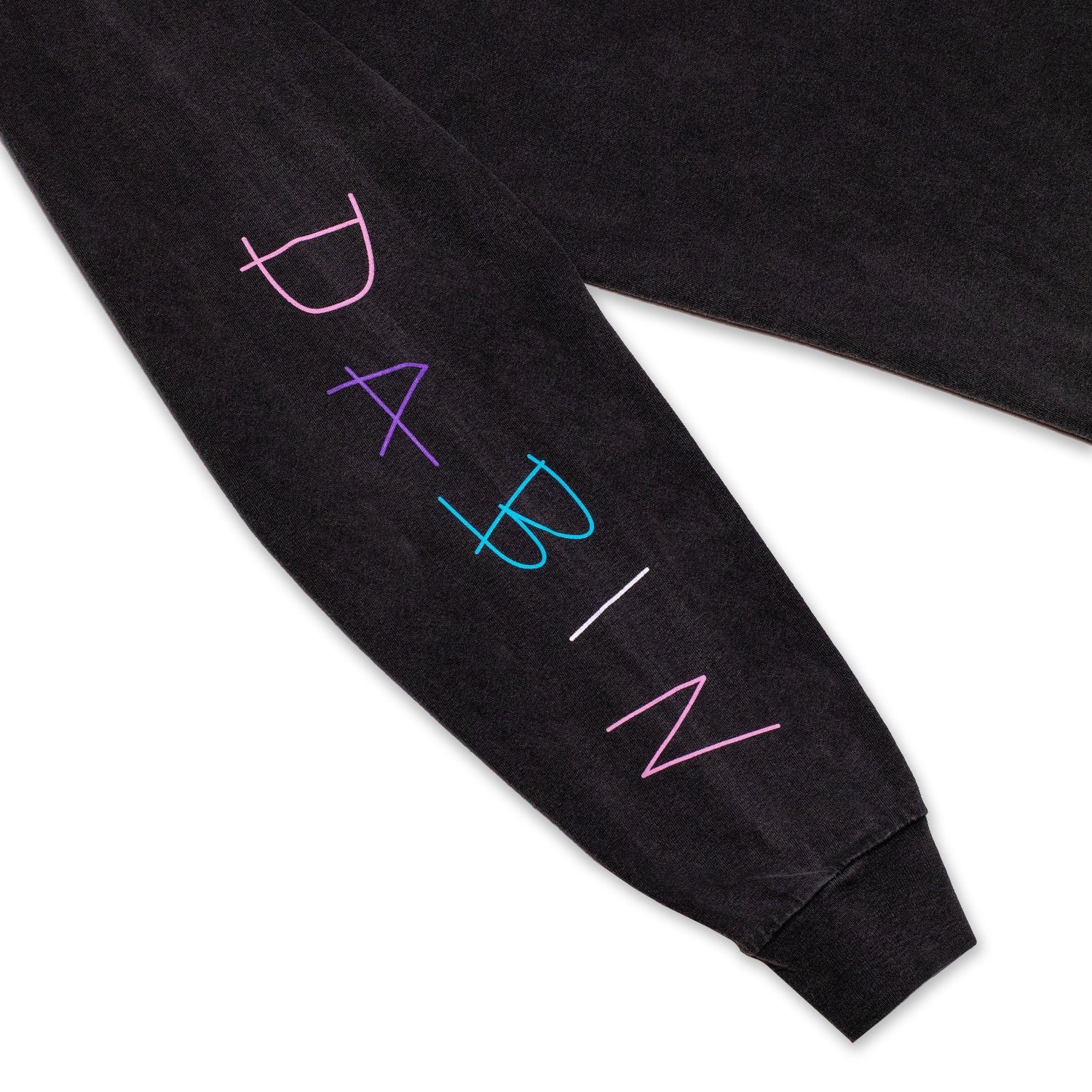 Dabin - Embroidered Charcoal Long Sleeve - Long Sleeve -  Dabin-  Electric Family Official Artist Merchandise