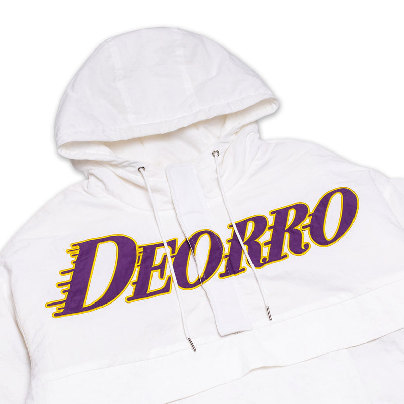 EF x Deorro Jacket - White - Windbreaker -  Electric Family-  Electric Family Official Artist Merchandise