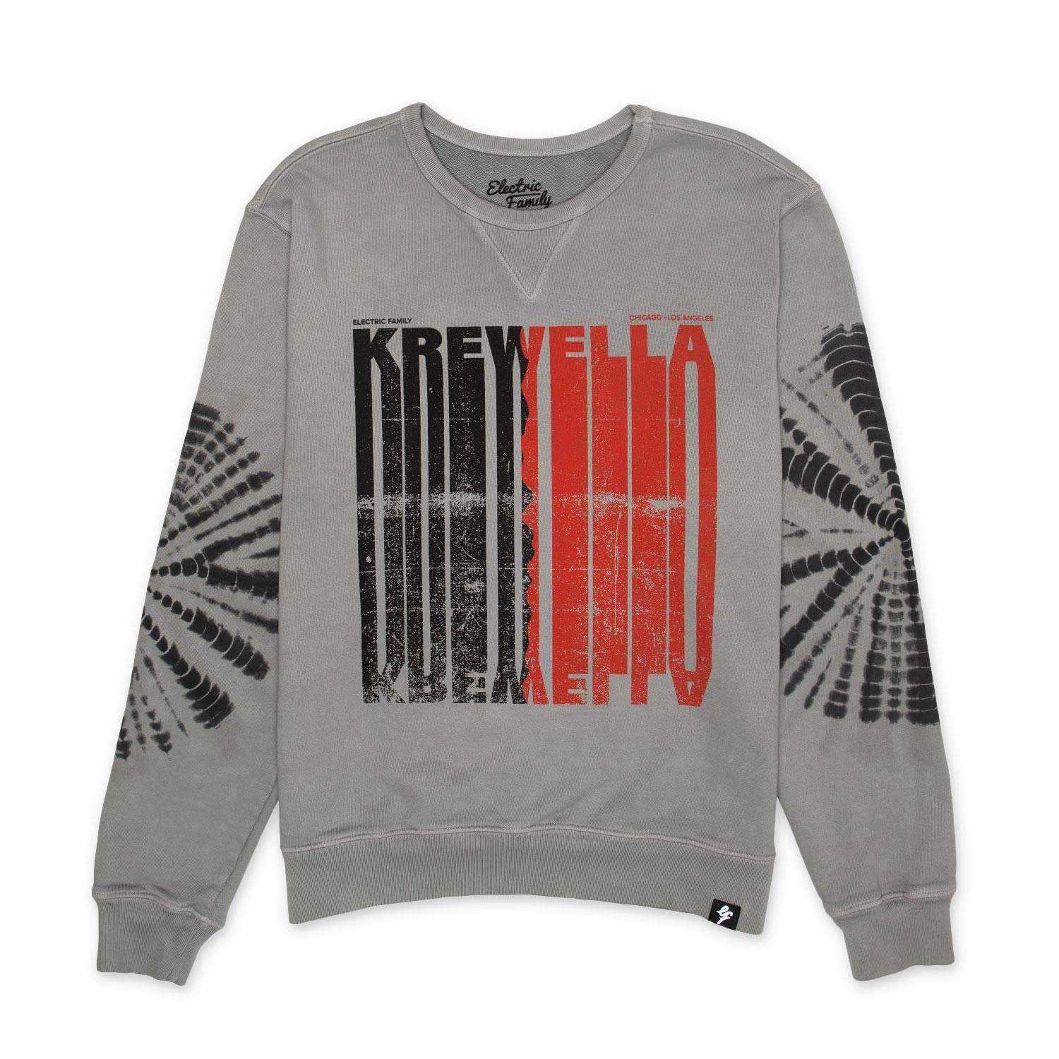 EF x Krewella Recycled Crewneck Sweater - Crewneck Sweater -  Electric Family-  Electric Family Official Artist Merchandise