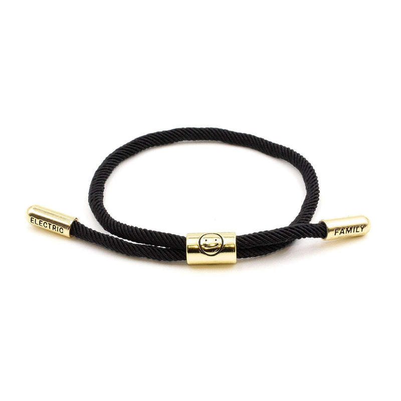Good Times New School Bracelet (Black/Gold) - New School Bracelet -  Electric Family-  Electric Family Official Artist Merchandise
