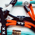 XX New School Bracelet (Red/Black) - New School Bracelet -  Electric Family-  Electric Family Official Artist Merchandise