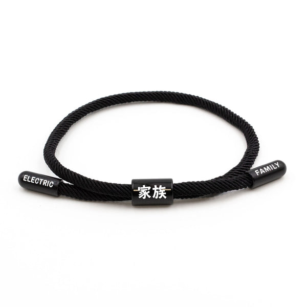 Kazoku New School (Black/Black) - New School Bracelet -  Electric Family-  Electric Family Official Artist Merchandise