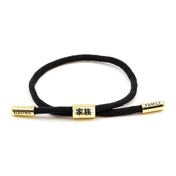 Kazoku New School (Black/Gold) - New School Bracelet -  Electric Family-  Electric Family Official Artist Merchandise