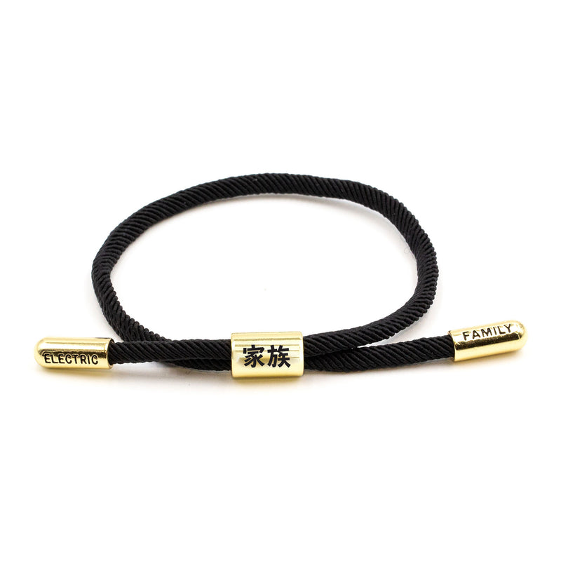 Kazoku New School (Black/Gold) - New School Bracelet -  Electric Family-  Electric Family Official Artist Merchandise