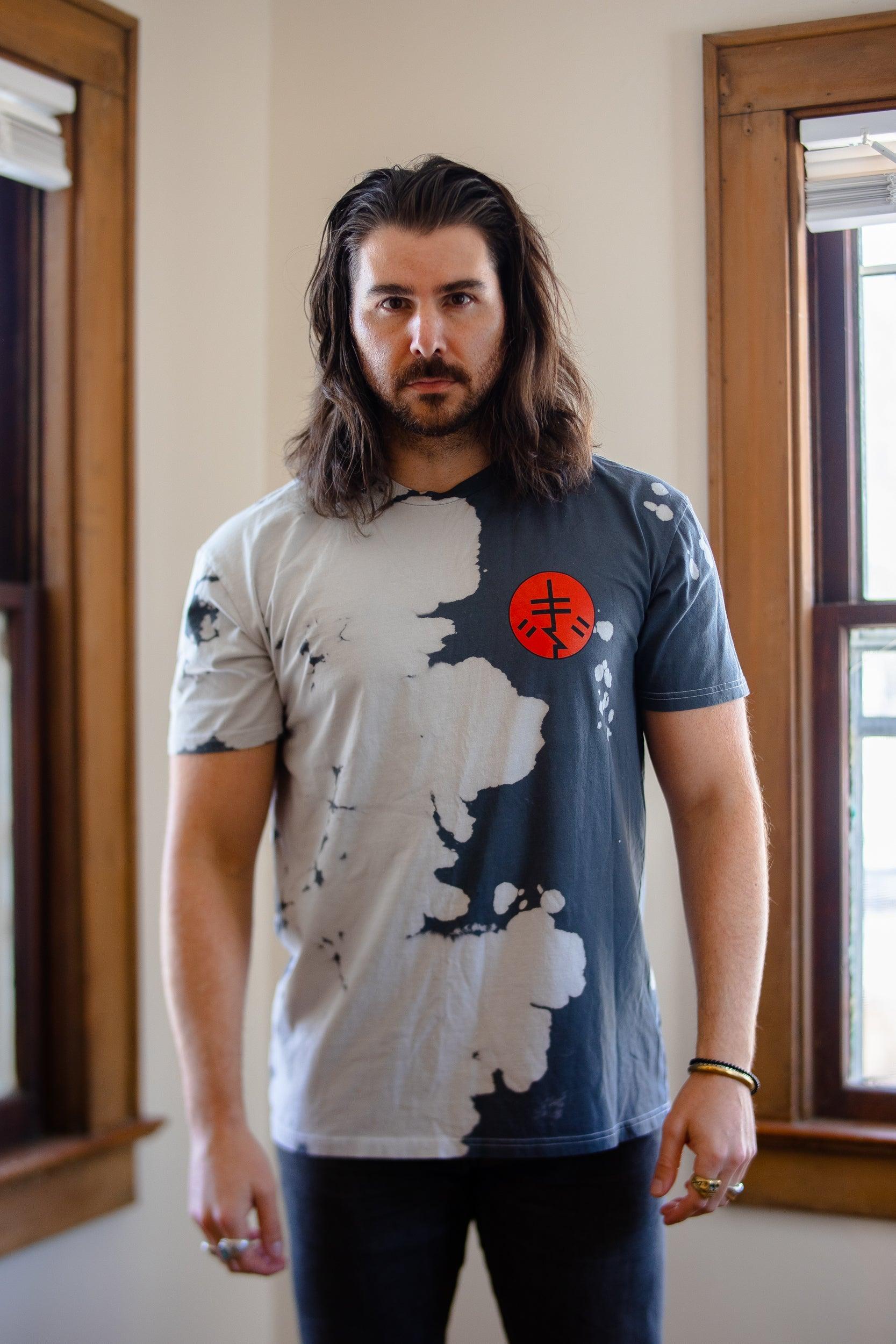 BTSM - Red / Grey Dye Tee - Standard Tee -  BTSM Merch-  Electric Family Official Artist Merchandise