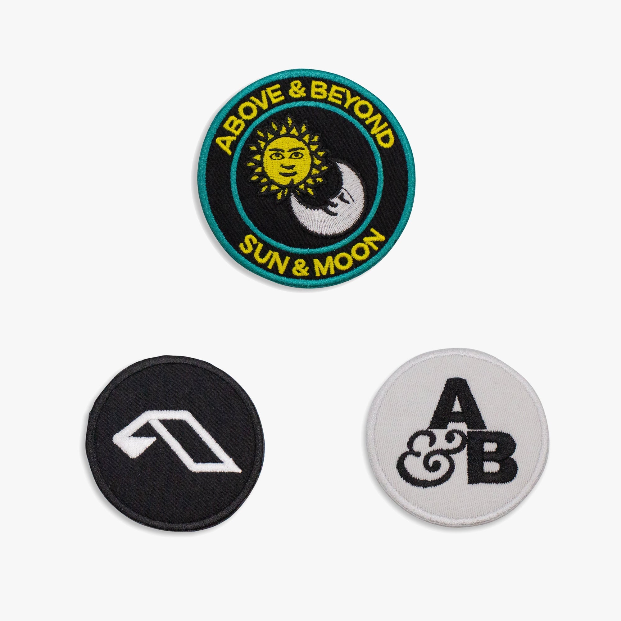 Anjunastore Iron-On Patches (3-pack) - Patch -  Above & Beyond-  Electric Family Official Artist Merchandise