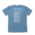 Sentiment Tour Stop Tee - Blue - Standard Tee -  Said the Sky-  Electric Family Official Artist Merchandise