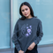 Dabin - Embroidered Charcoal Long Sleeve - Long Sleeve -  Dabin-  Electric Family Official Artist Merchandise
