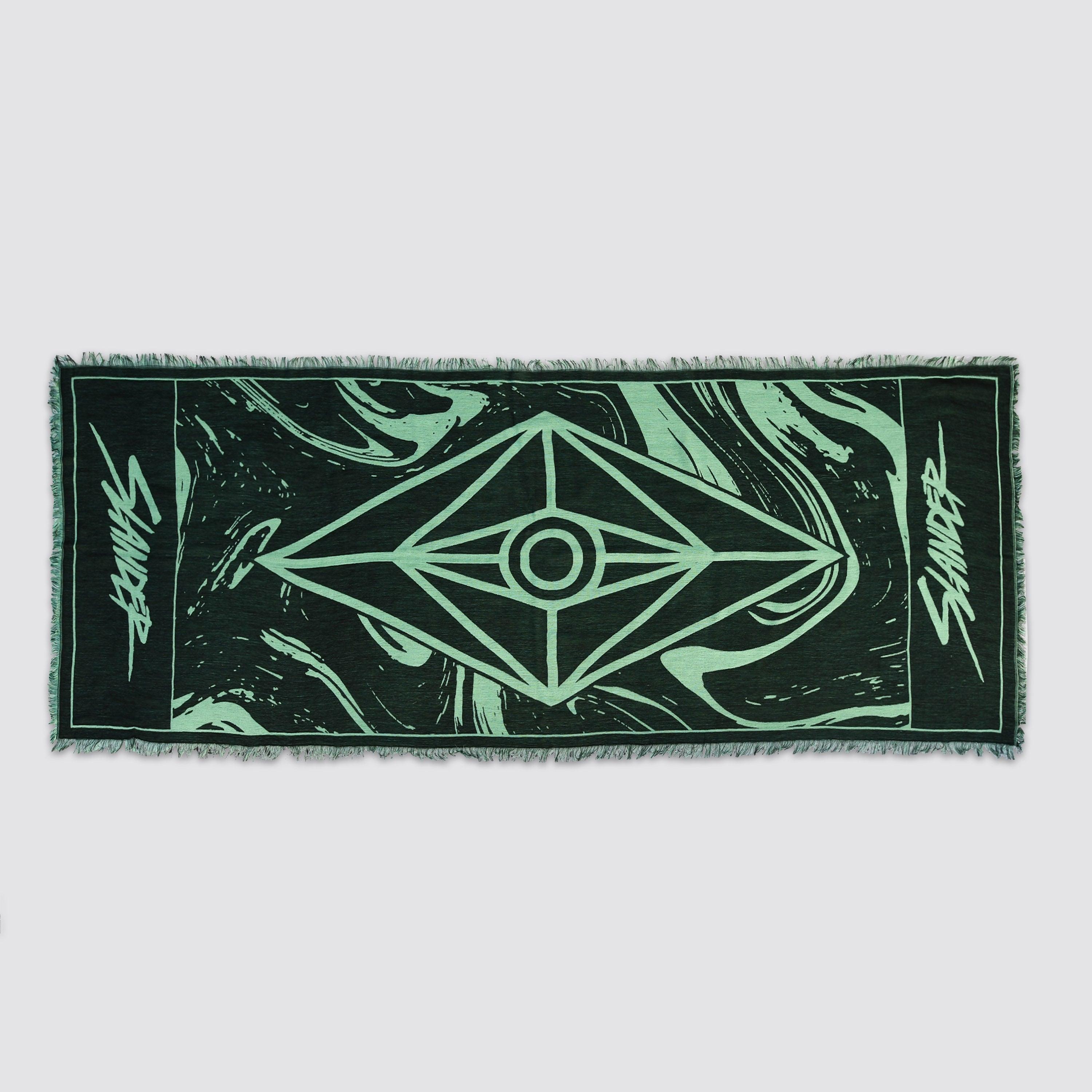 SLANDER PASHMINA - MINT/BLACK MARBLE