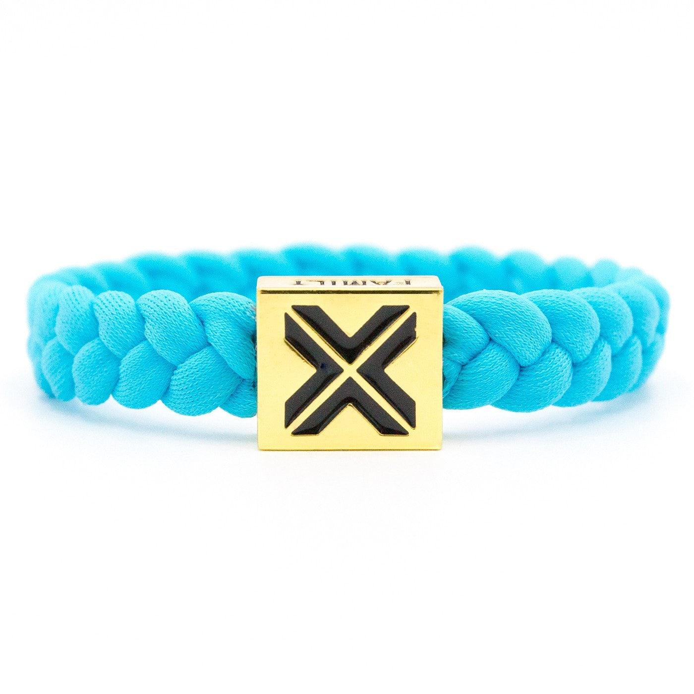 X Bracelet (Gold Clasp) / Diamond - Original Woven -  Electric Family-  Electric Family Official Artist Merchandise