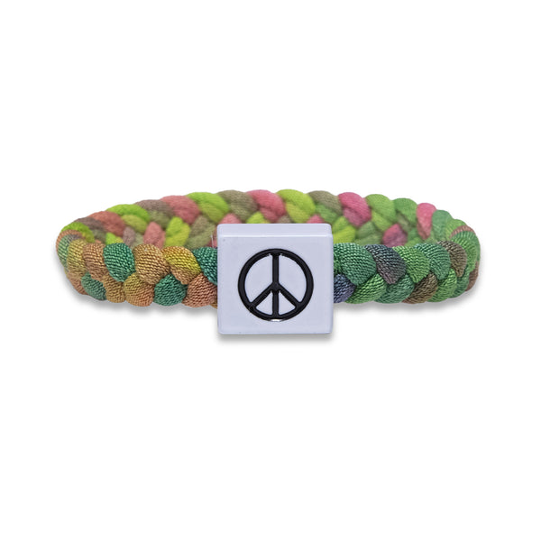 Peace Bracelet - Pink/Blue/Green - Original Woven -  Electric Family-  Electric Family Official Artist Merchandise